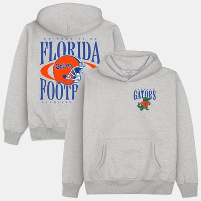  Florida Gators Homefield Football Heavyweight Hoodie - Heather Gray