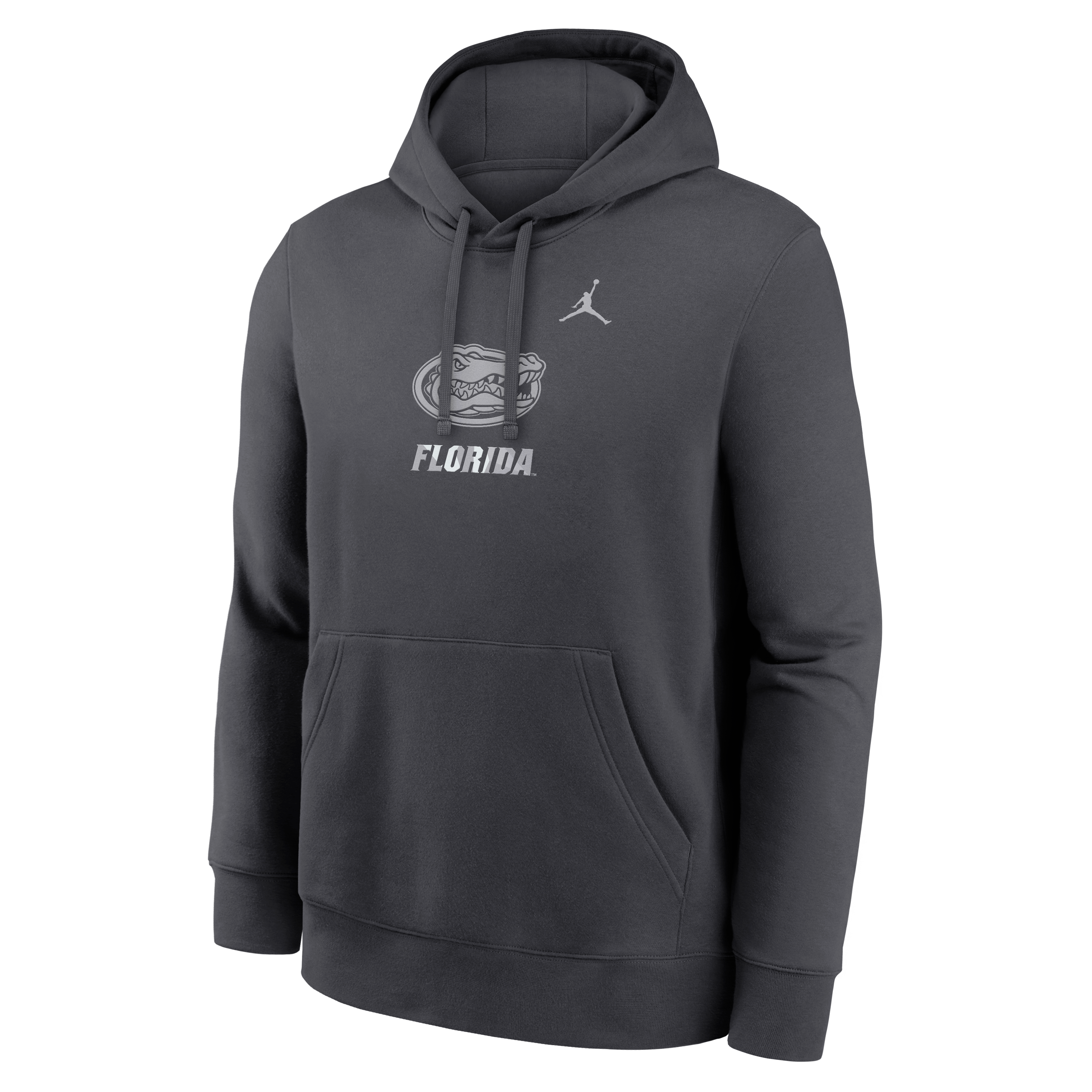 Sweat à capuche en polaire Jordan Brand anthracite Florida Gators Club pour homme