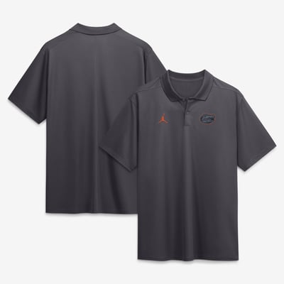  Florida Gators Jordan Brand Color Pop Victory Dri-FIT Polo - Anthracite