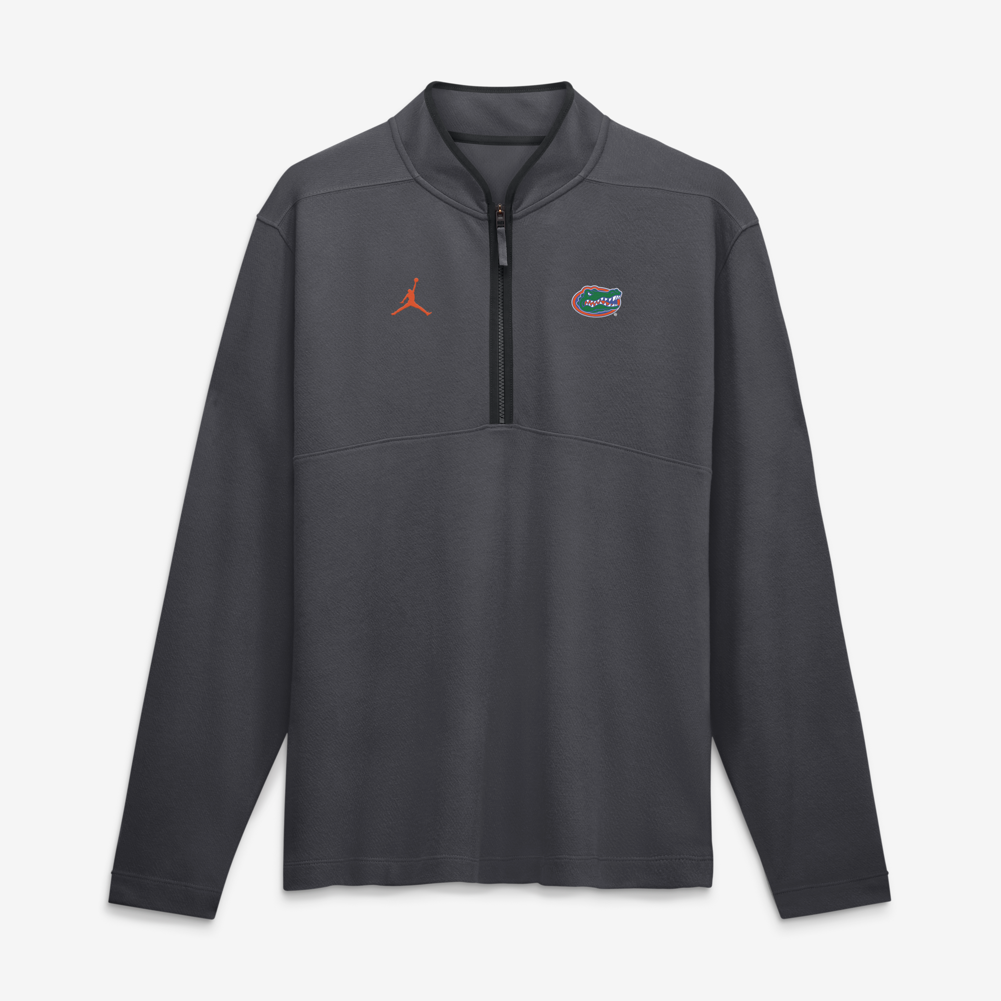 Pull-over Jordan Brand anthracite Florida Gators Dri-FIT Victory à demi-zip pour homme
