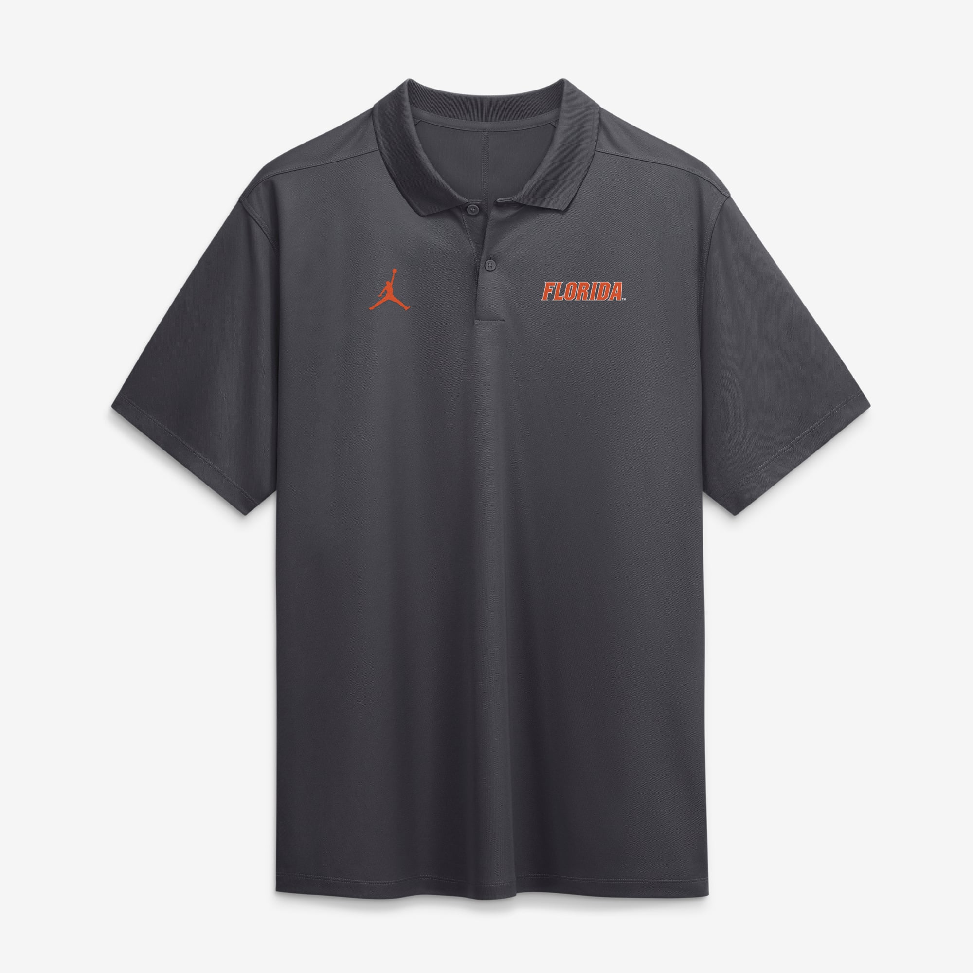 Men's Jordan Brand Anthracite Florida Gators Dri-FIT Victory Polo