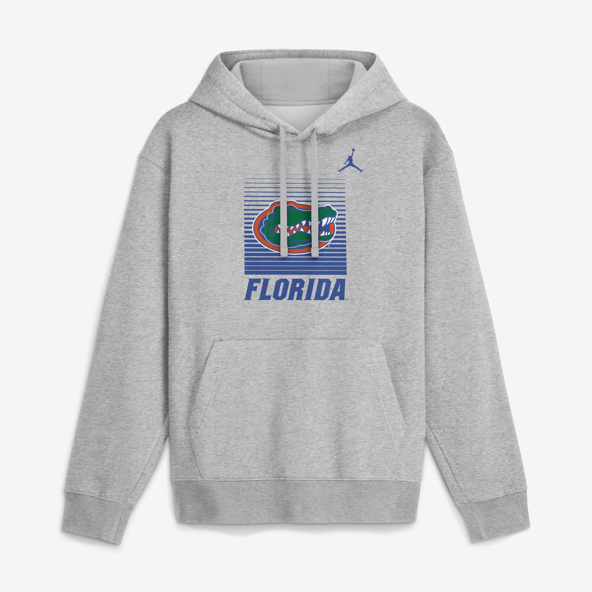 Sweat à capuche Jordan Brand Heather Gray Florida Gators Primetime Gradient Square Club pour homme