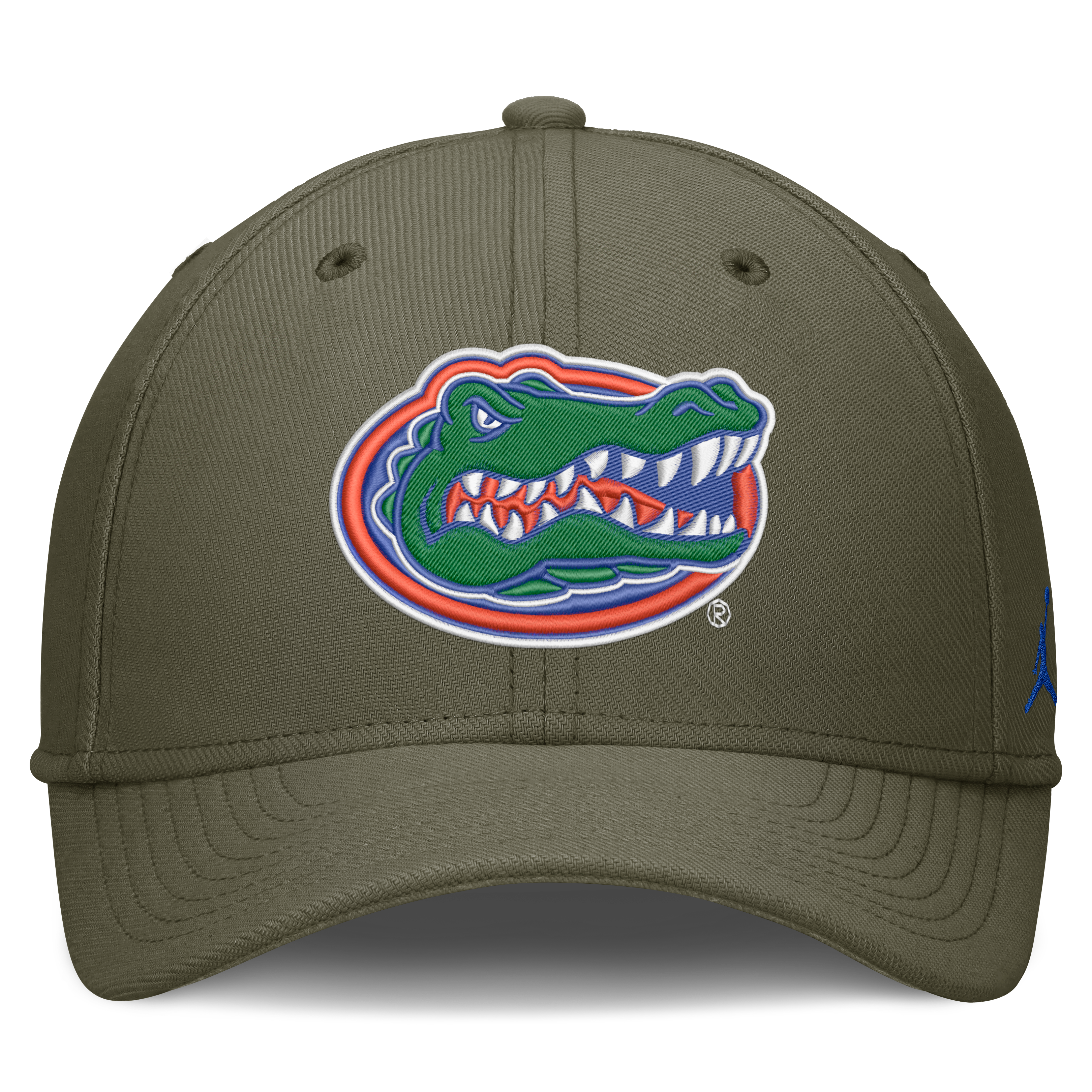 Casquette Jordan Brand Olive Florida Gators Primetime SwooshFlex Dri-FIT pour homme