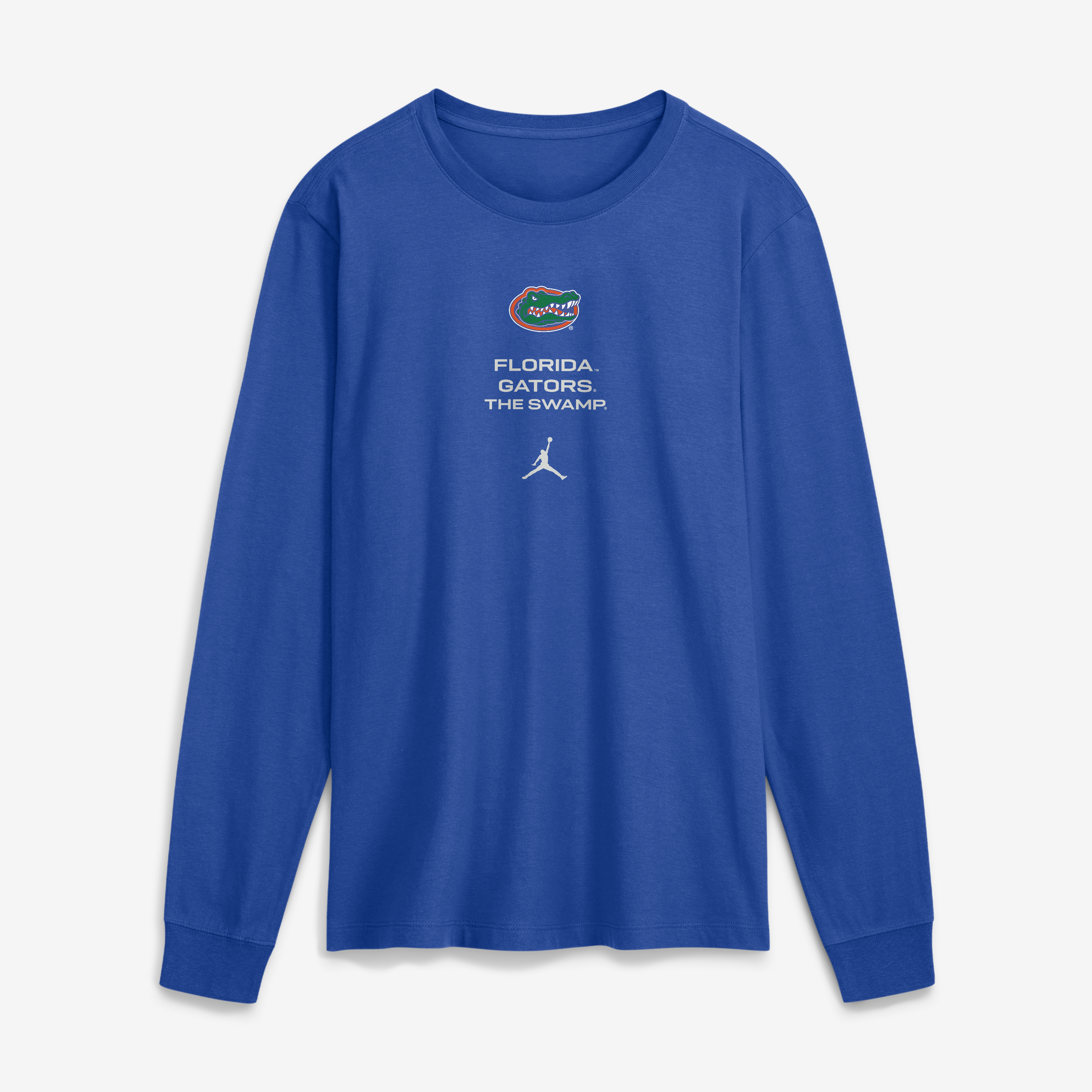 T-shirt à manches longues Jordan Brand Royal Florida Gators 2026 Sideline Dri-FIT pour homme