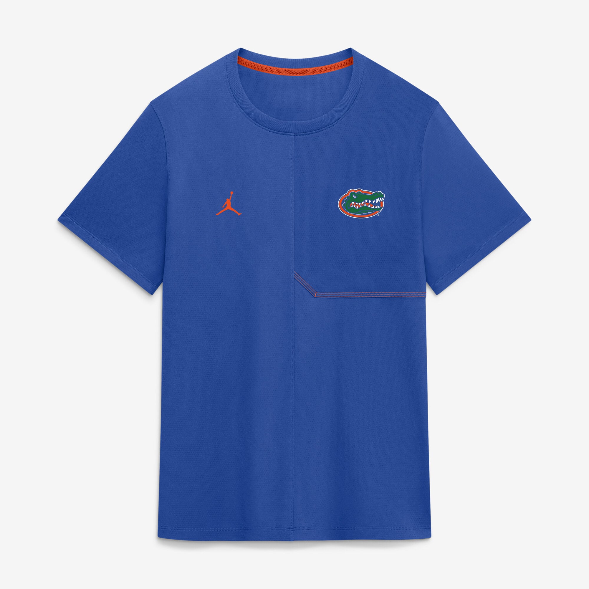 Men's Jordan Brand Royal Florida Gators 2026 Sideline UV Dri-FIT Coaches Shirt