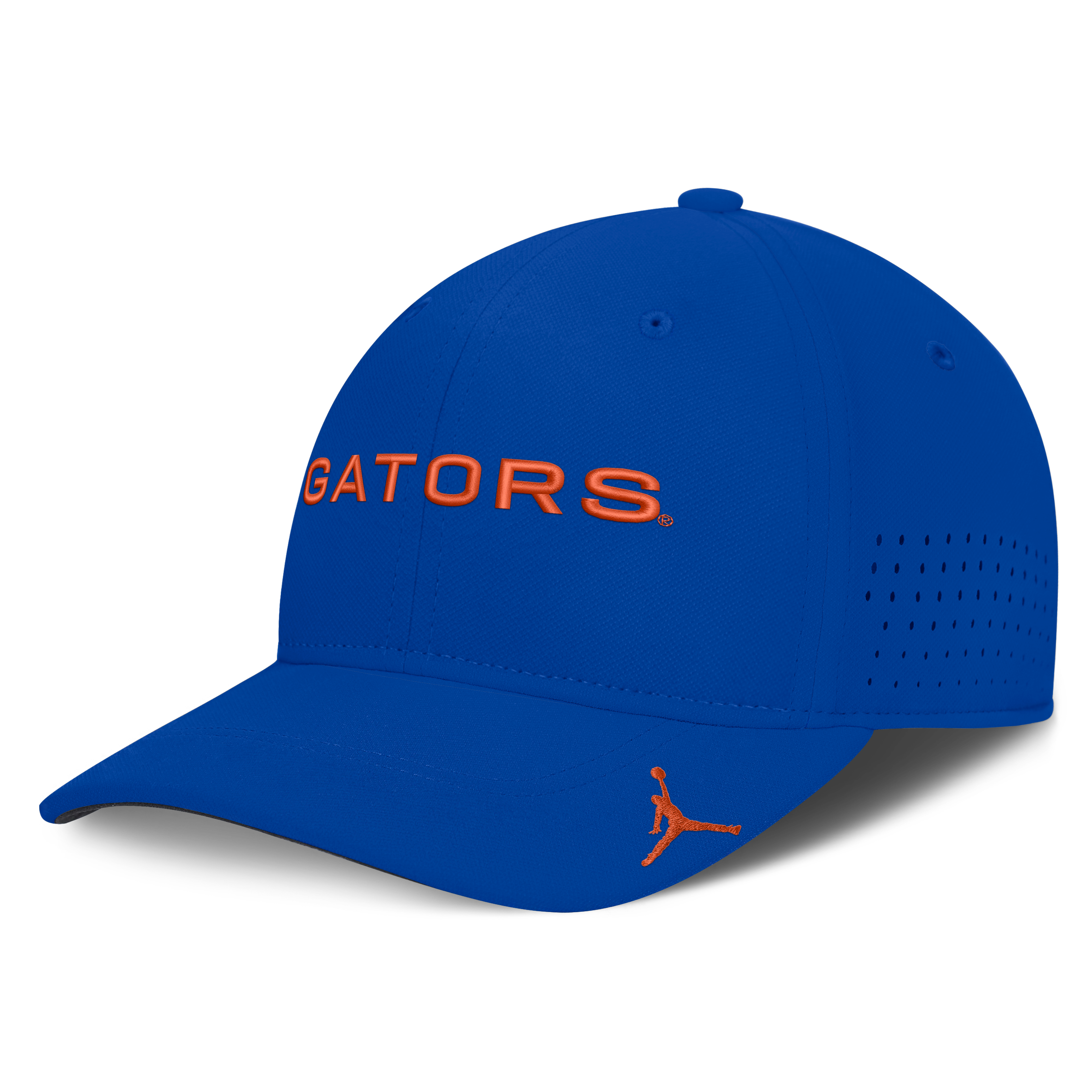 Casquette Jordan Brand Royal Florida Gators Gameday Aerobill Swooshflex Dri-FIT pour homme