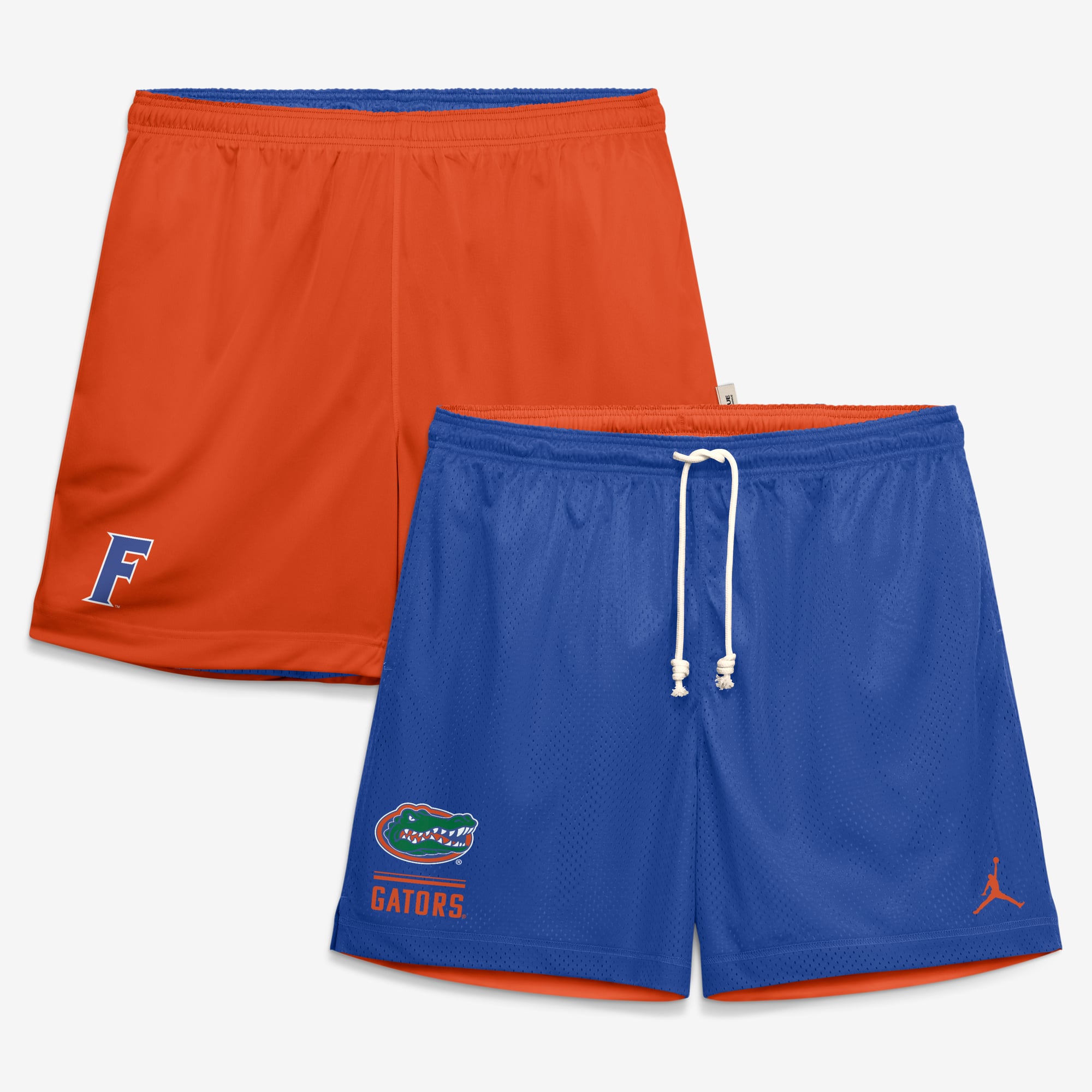 Short réversible Dri-FIT Jordan Brand Royal/Orange Florida Gators Courtside pour homme