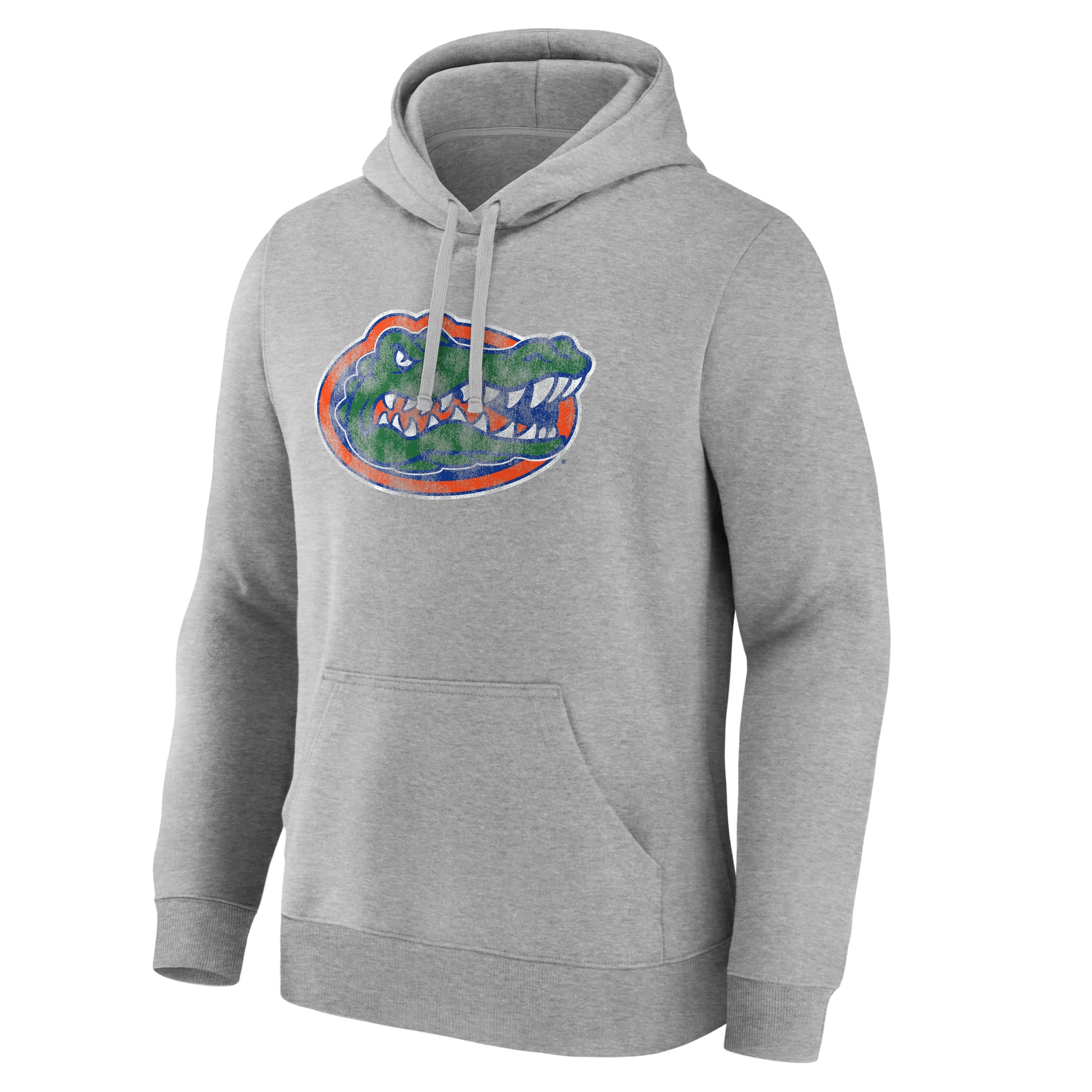 Sweat à capuche en polaire gris chiné pour homme avec logo principal des Florida Gators