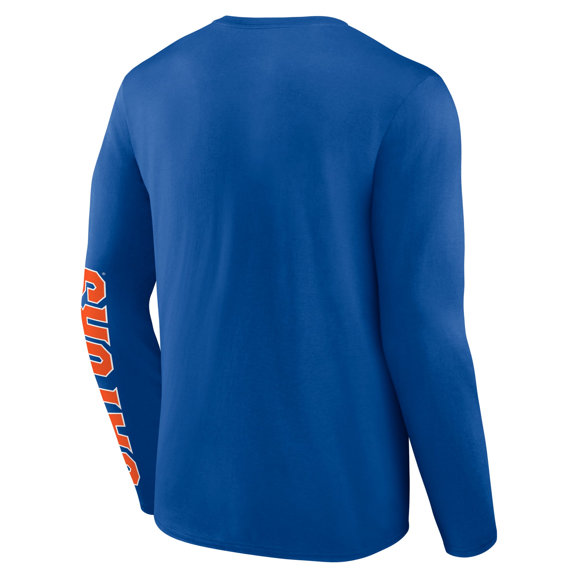 T-shirt à manches longues pour homme, logo royal des Florida Gators, avec principal