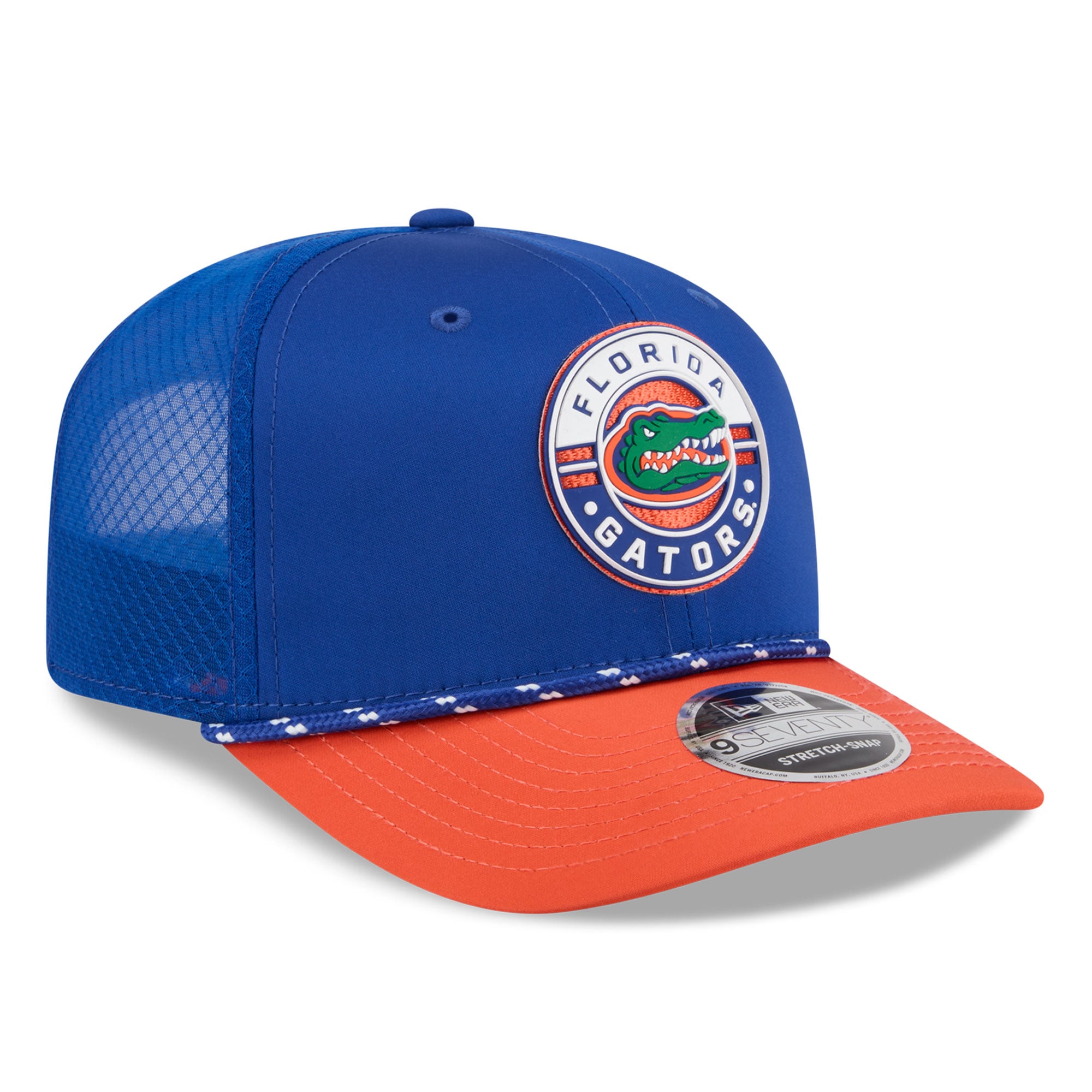 Men's New Era  Royal Florida Gators Rope 9SEVENTY Adjustable Hat