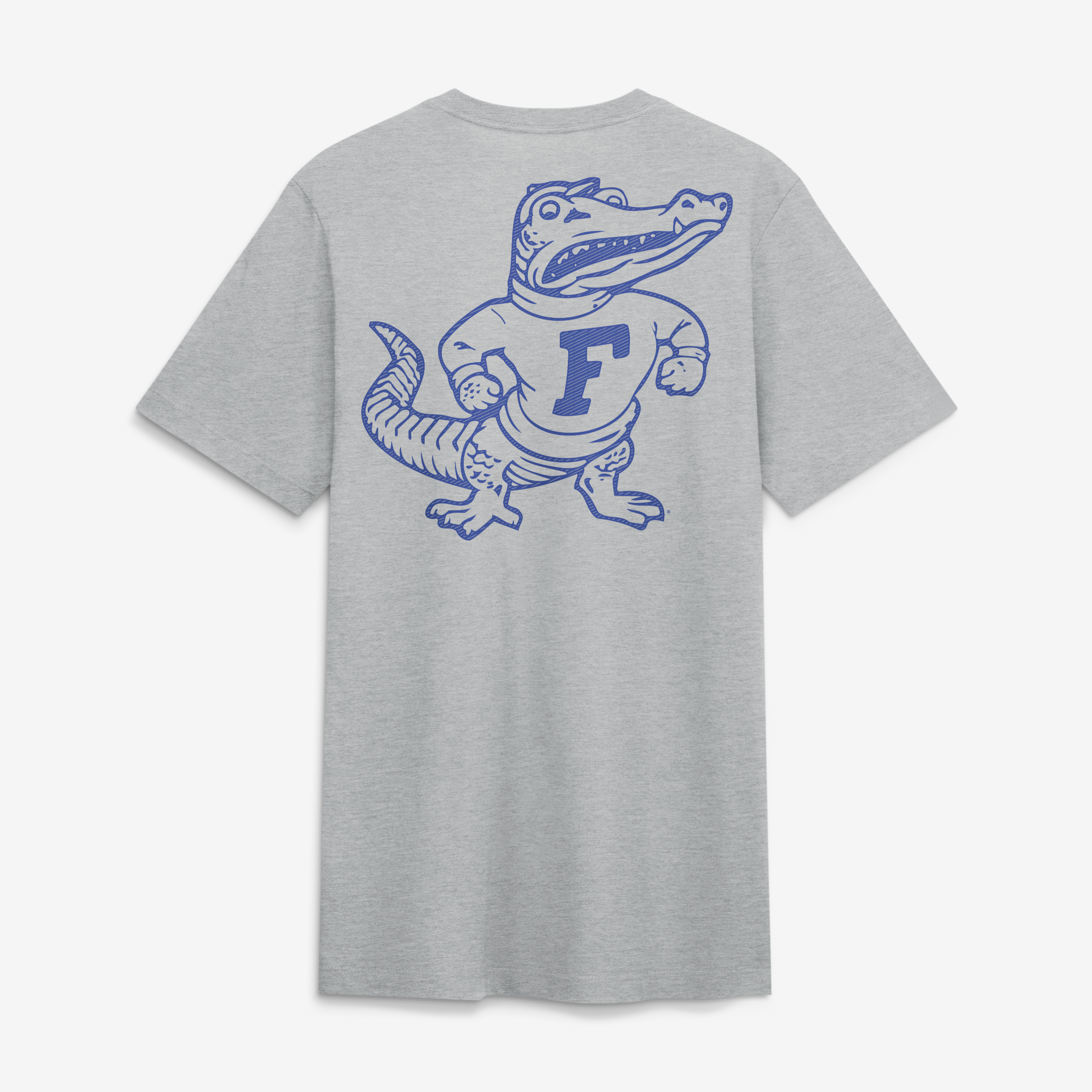 Men's Nike Heather Gray Florida Gators Arch Wordmark Legacy Tri-Blend T-Shirt