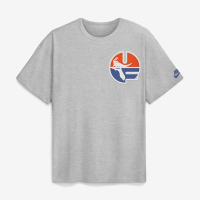 Florida Gators Nike Legacy Logo Max90 T-Shirt - Heather Gray
