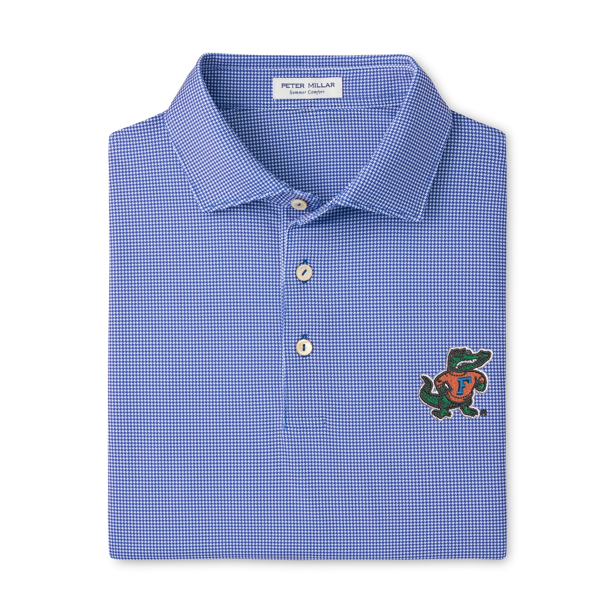 Polo de performance Peter Millar Royal Florida Gators Border pour homme