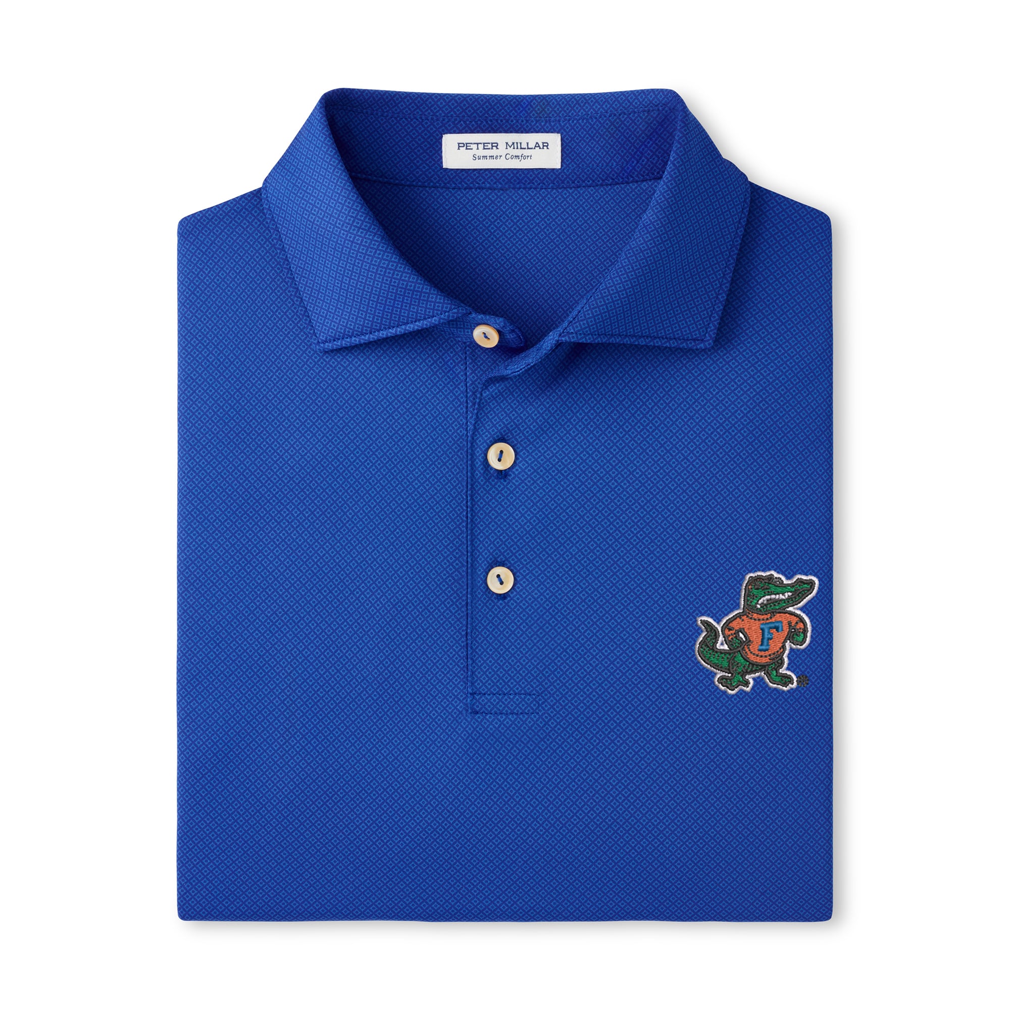 Polo de performance Peter Millar Royal Florida Gators Hugo pour homme