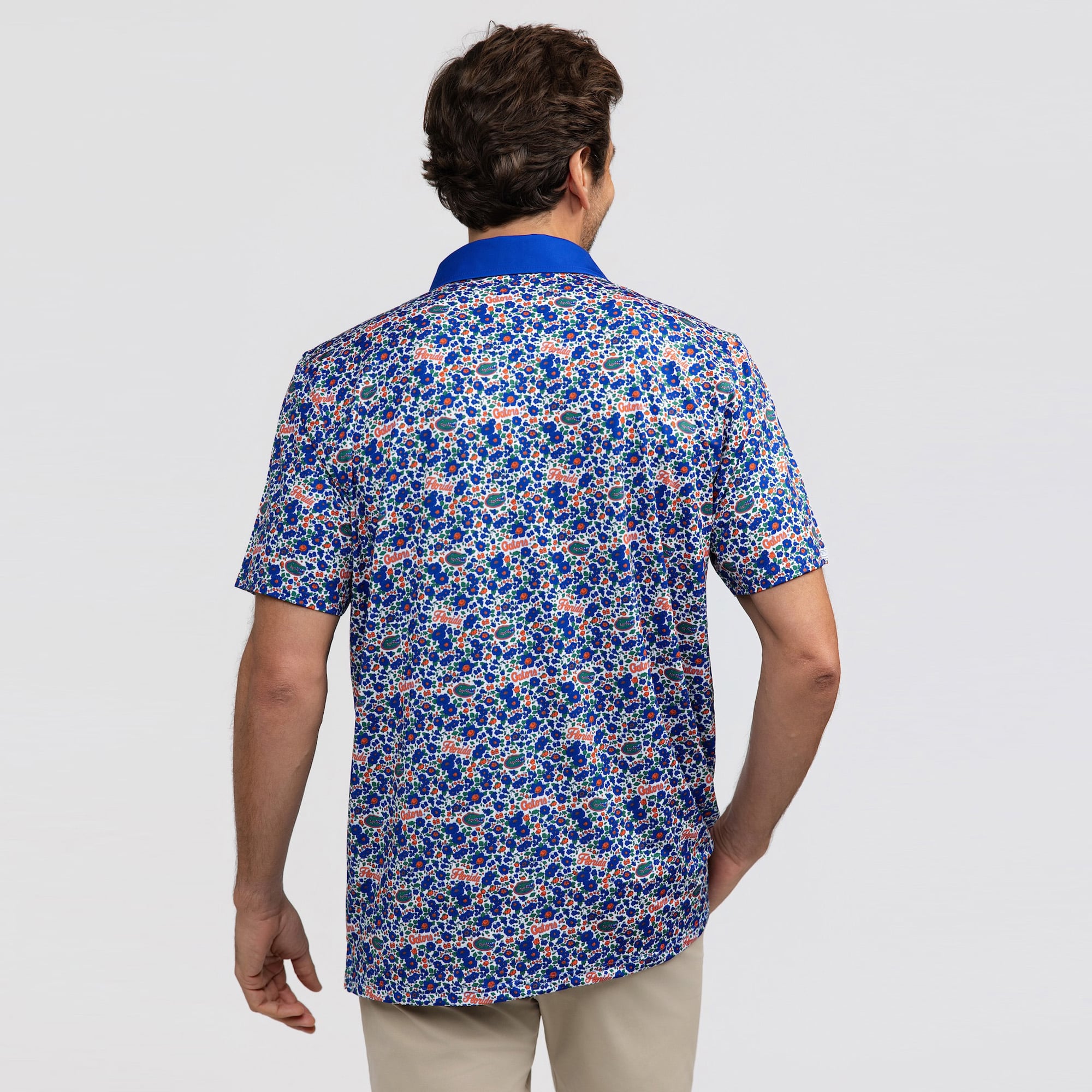 Polo Teddy Smith & Quinn Royal Florida Gators Poppies pour homme