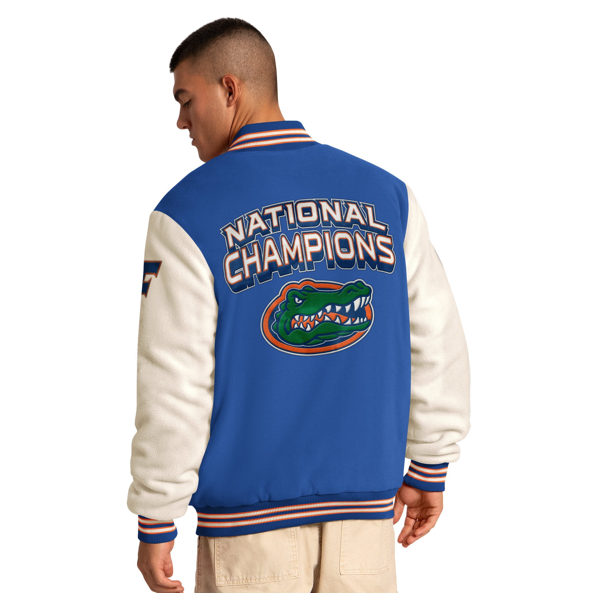 Veste commémorative Starter Royal Florida Gators Triple Crown pour homme