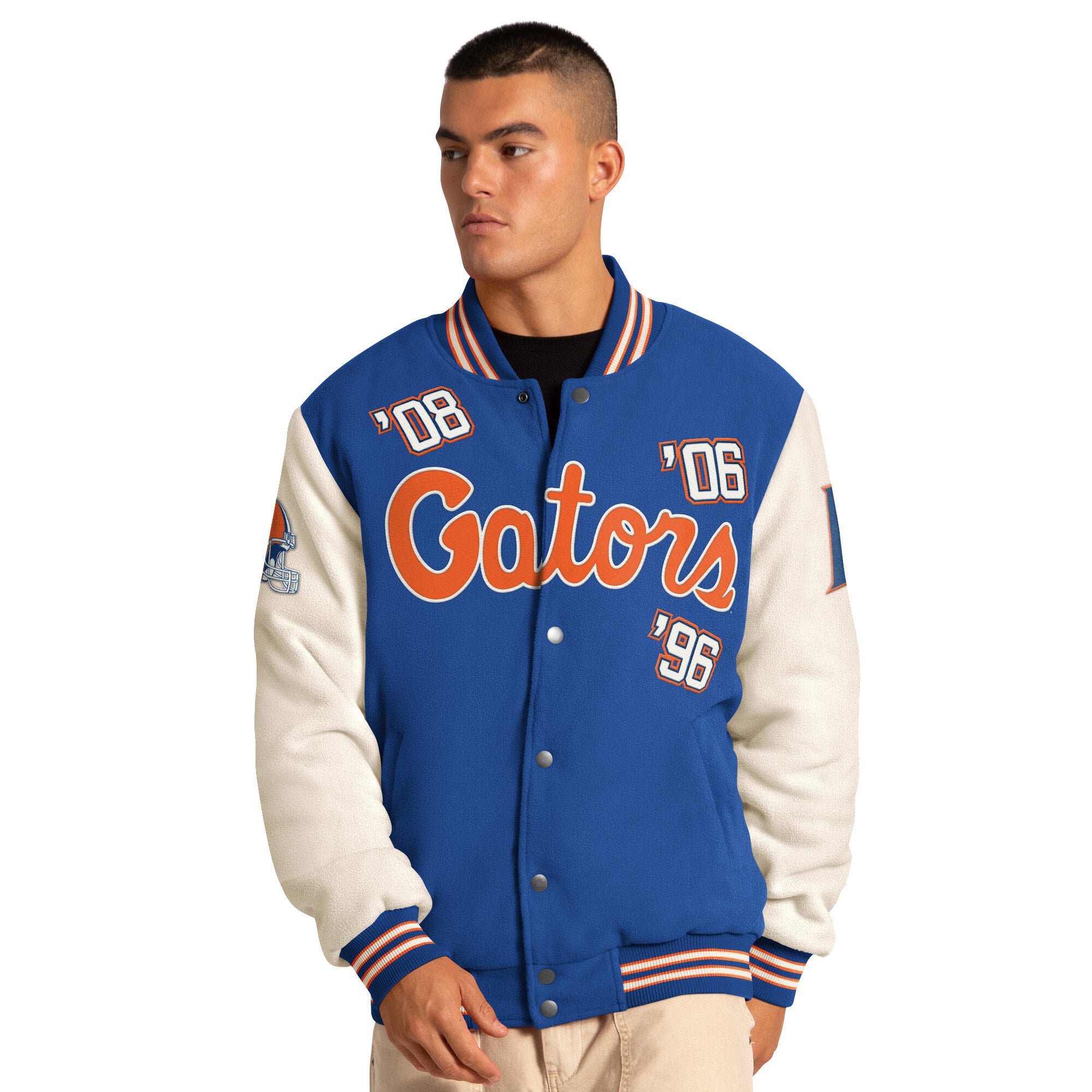 Veste commémorative Starter Royal Florida Gators Triple Crown pour homme