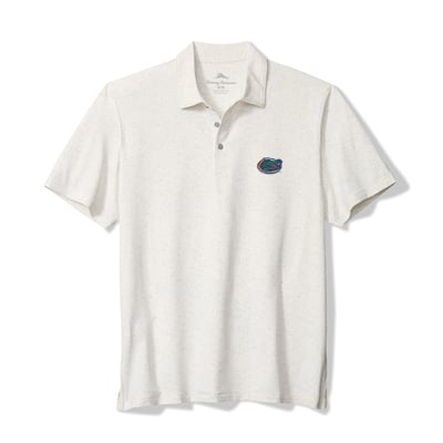 Florida Gators Tommy Bahama Palm Dunes IslandZone Polo - White