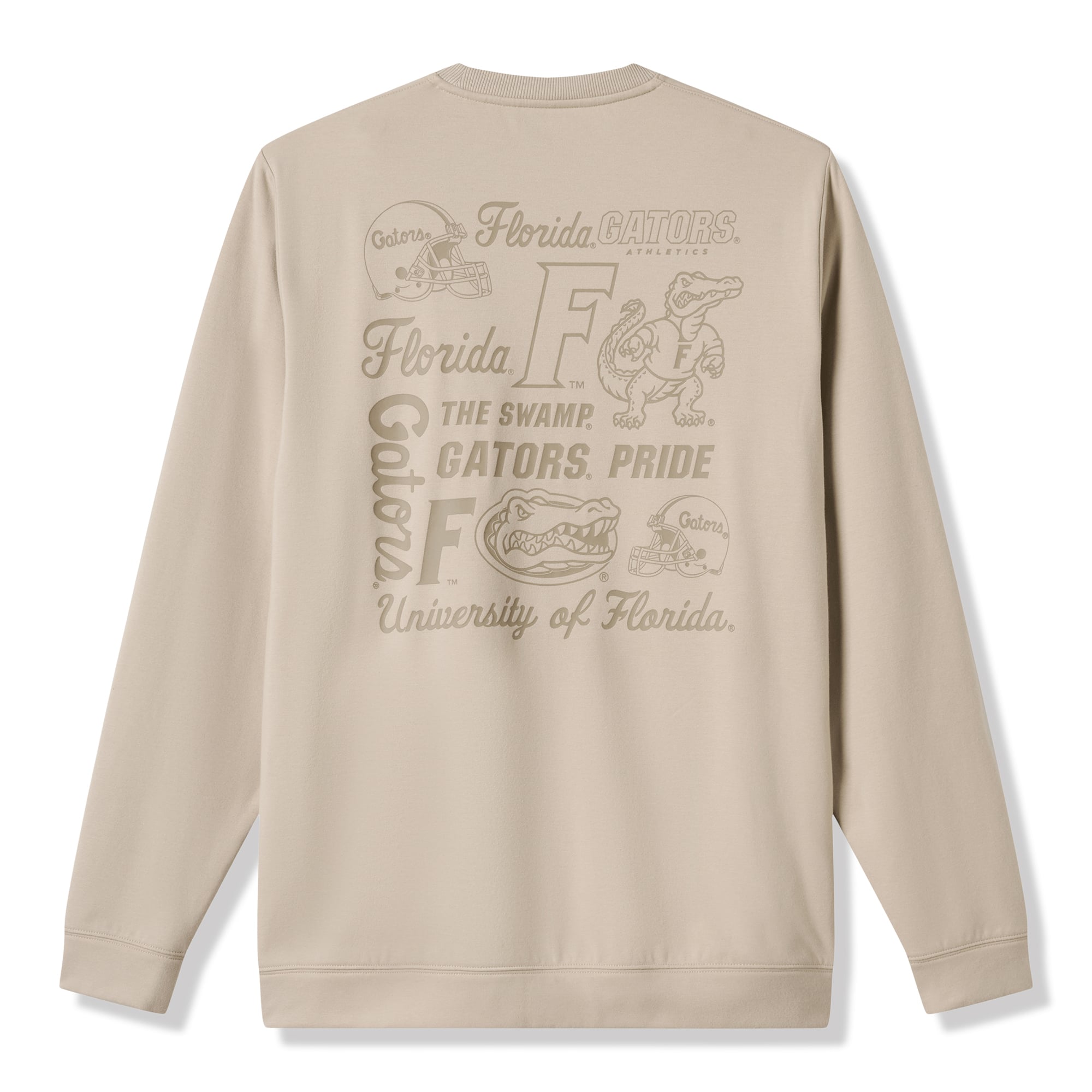 Sweat-shirt en polaire tri-blend beige TravisMathew Florida Gators Campus Hero pour homme
