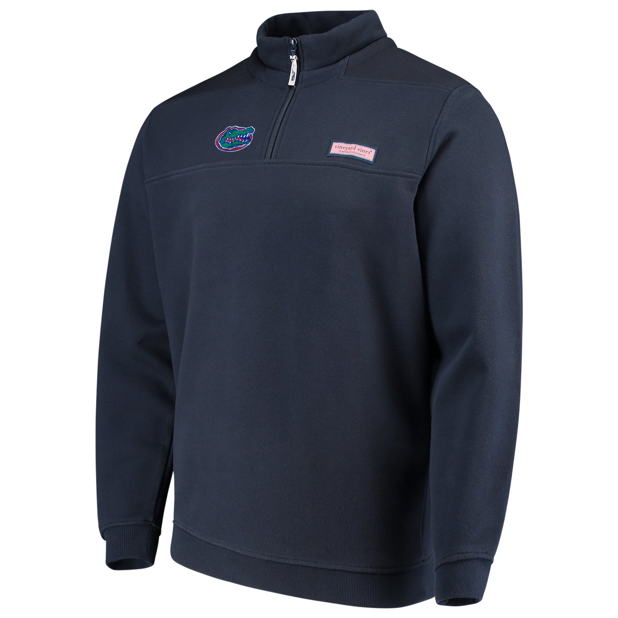 Men's Vineyard Vines Navy Florida Gators Shep Shirt Quarter-Zip