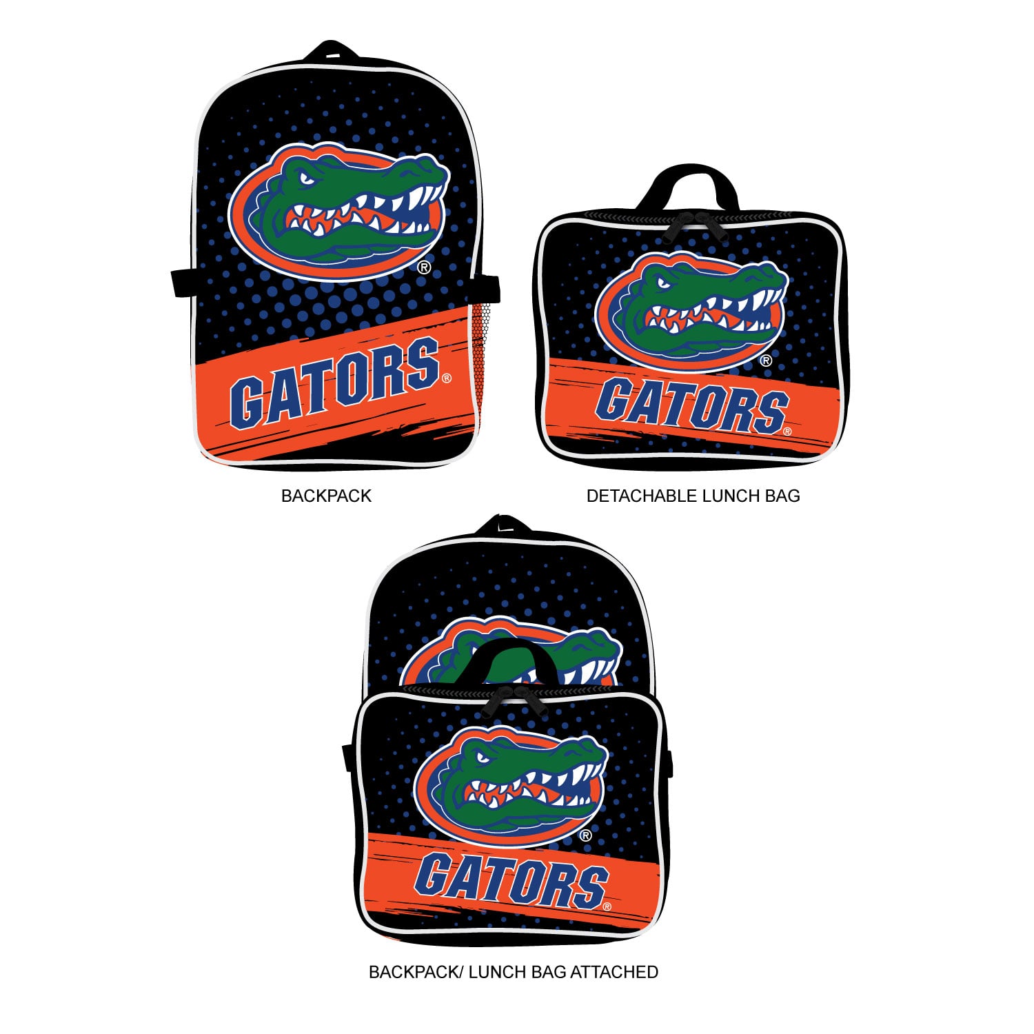 MOJO Florida Gators Backpack & Lunch Box 2-Piece Set