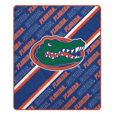 Florida Gators Pegasus 60" x 70" Diagonal Lined Wordmark Ultra Soft Blanket