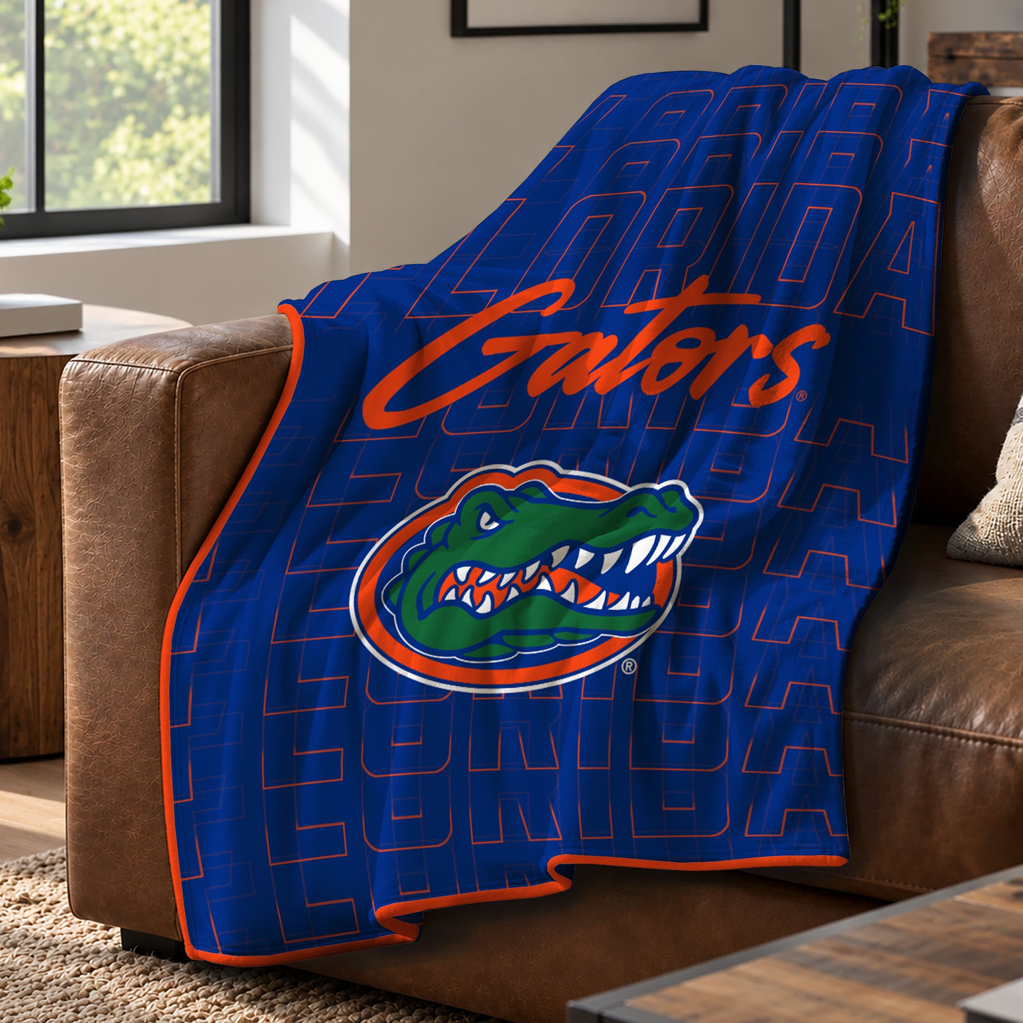 Couverture ultra douce Pegasus Florida Gators Echo Script Fade 50" x 60"