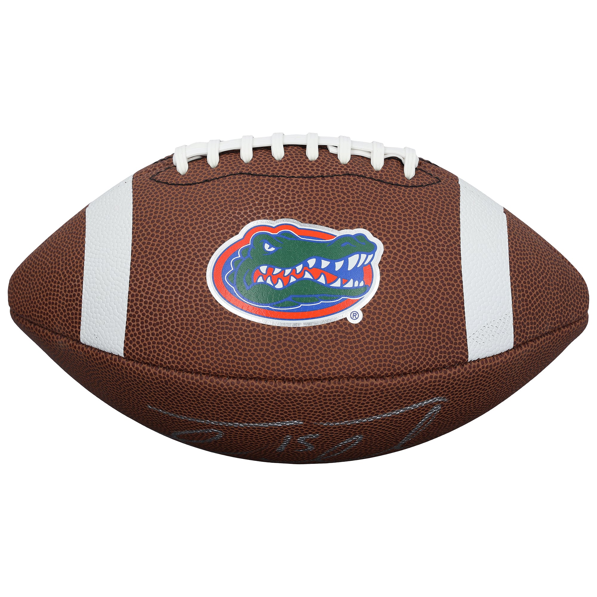 Ballon de football américain réplique Nike autographié par Tim Tebow des Florida Gators avec inscription « Heisman 2007 »