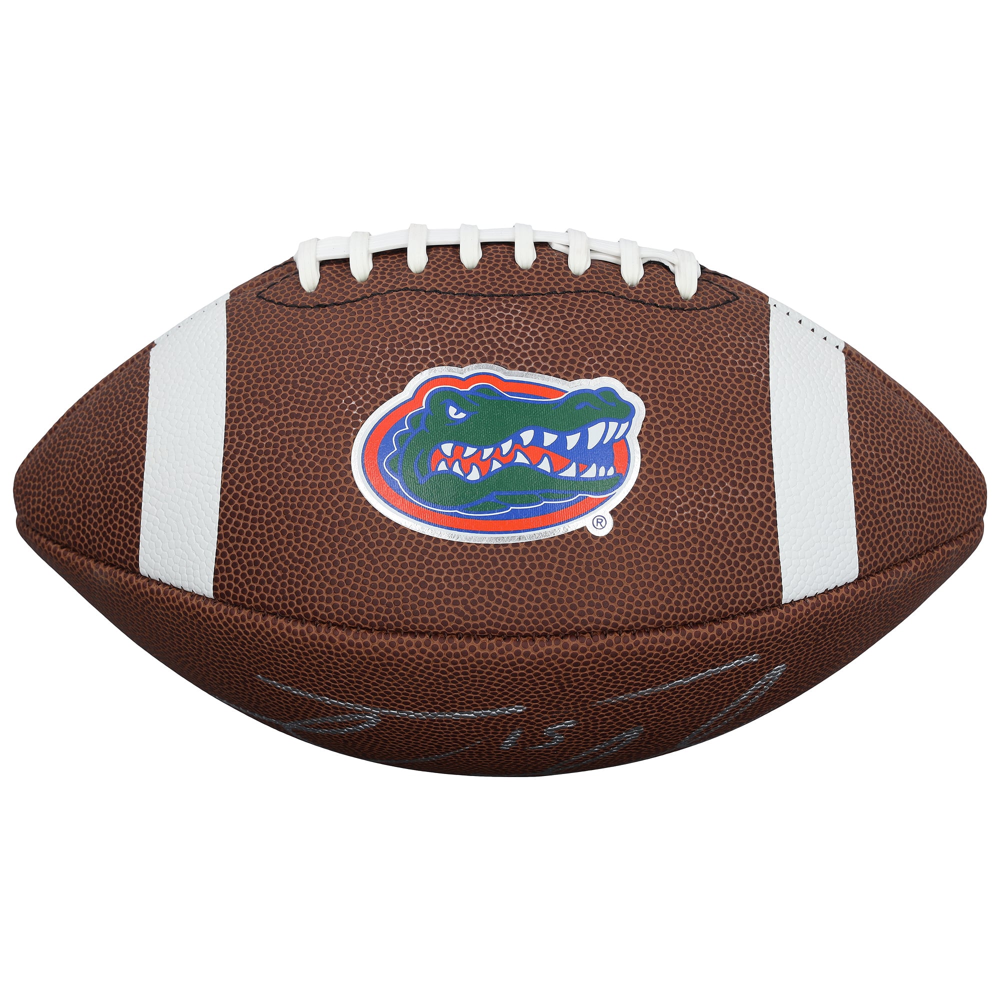 Ballon de football américain réplique Nike autographié par Tim Tebow des Florida Gators avec inscription « 2x BCS Champ »