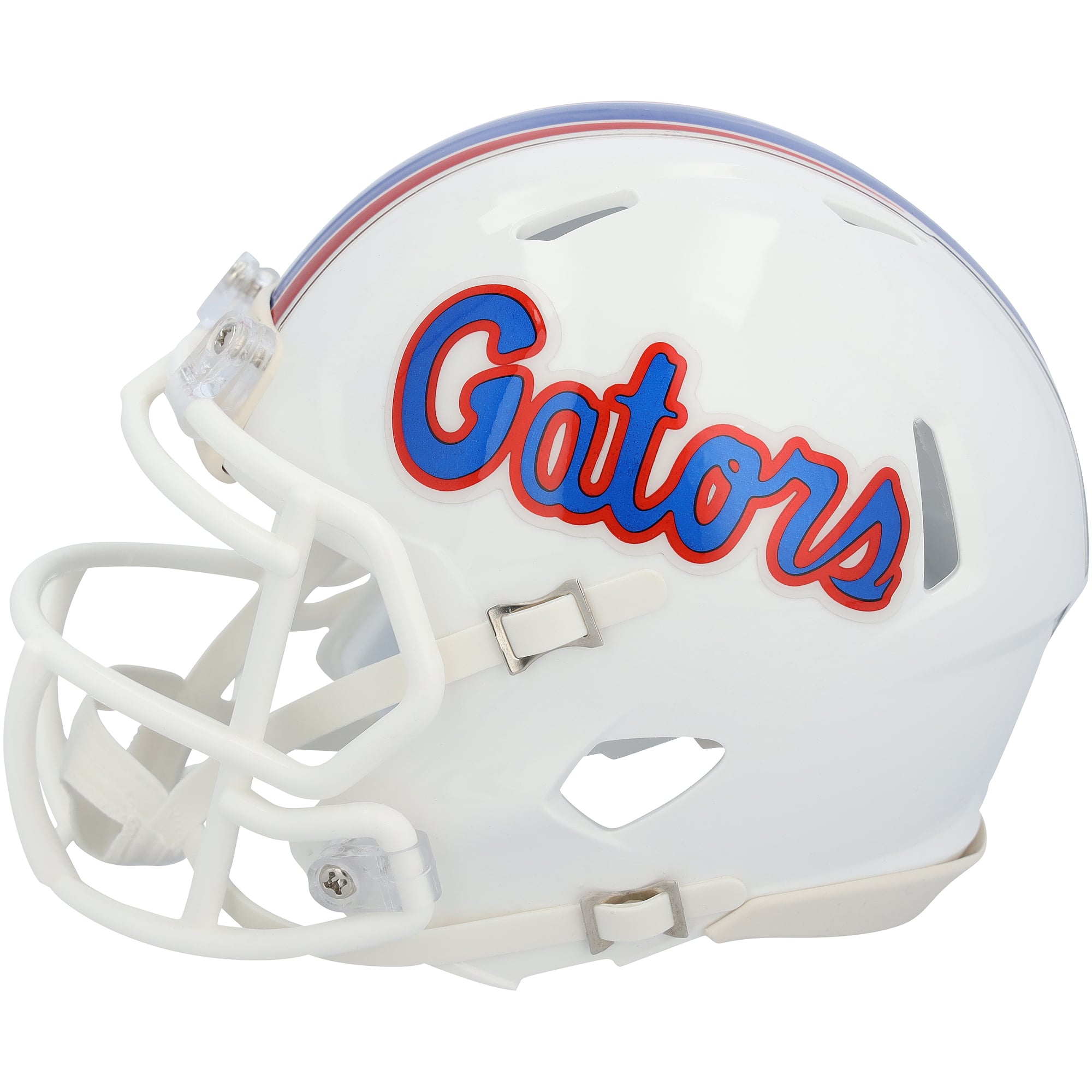 Mini-casque Riddell blanc Speed ​​2015 autographié par Tim Tebow (Florida Gators)