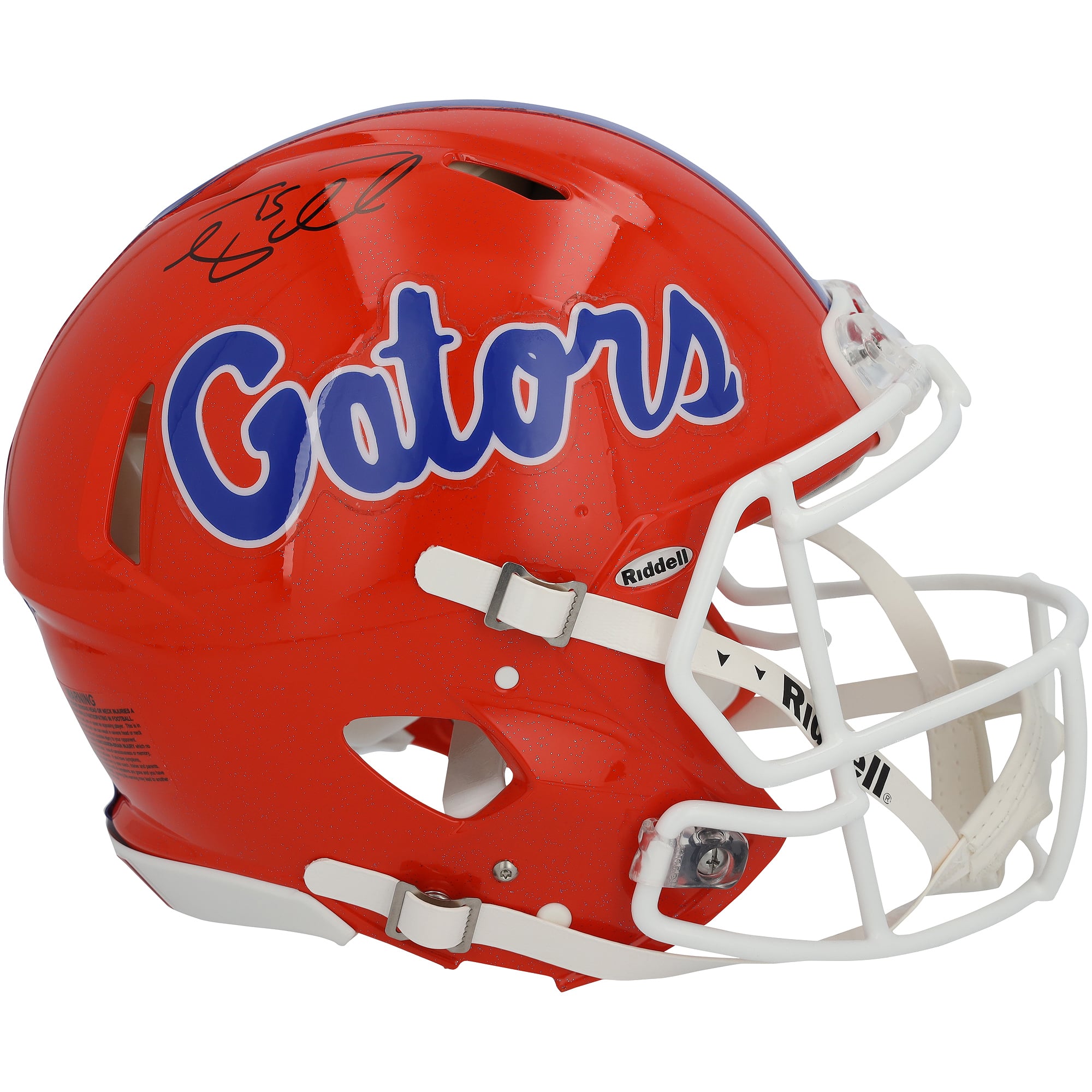Casque Riddell Speed ​​Authentic autographié par Tim Tebow (Florida Gators)