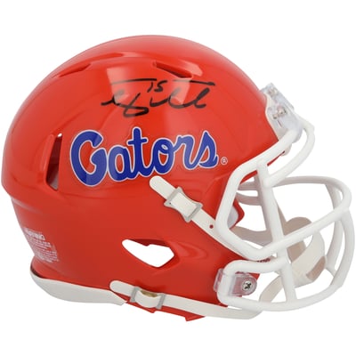 Tim Tebow Florida Gators Autographed Fanatics Authentic Riddell Tom Petty Speed Mini Helmet