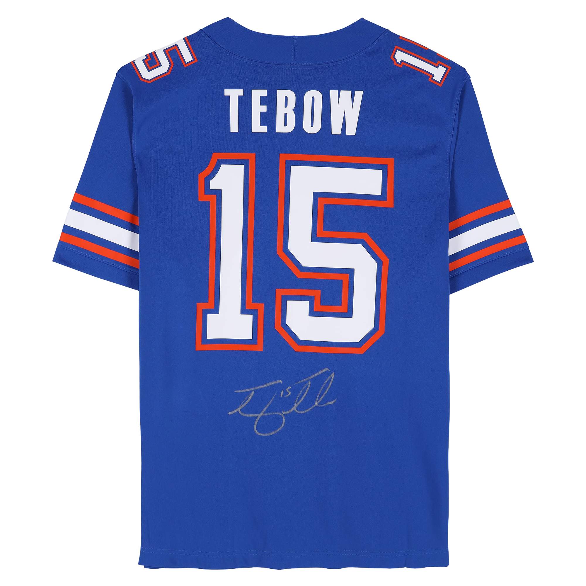 Maillot réplique Royal Jordan Brand autographié de Tim Tebow, Florida Gators