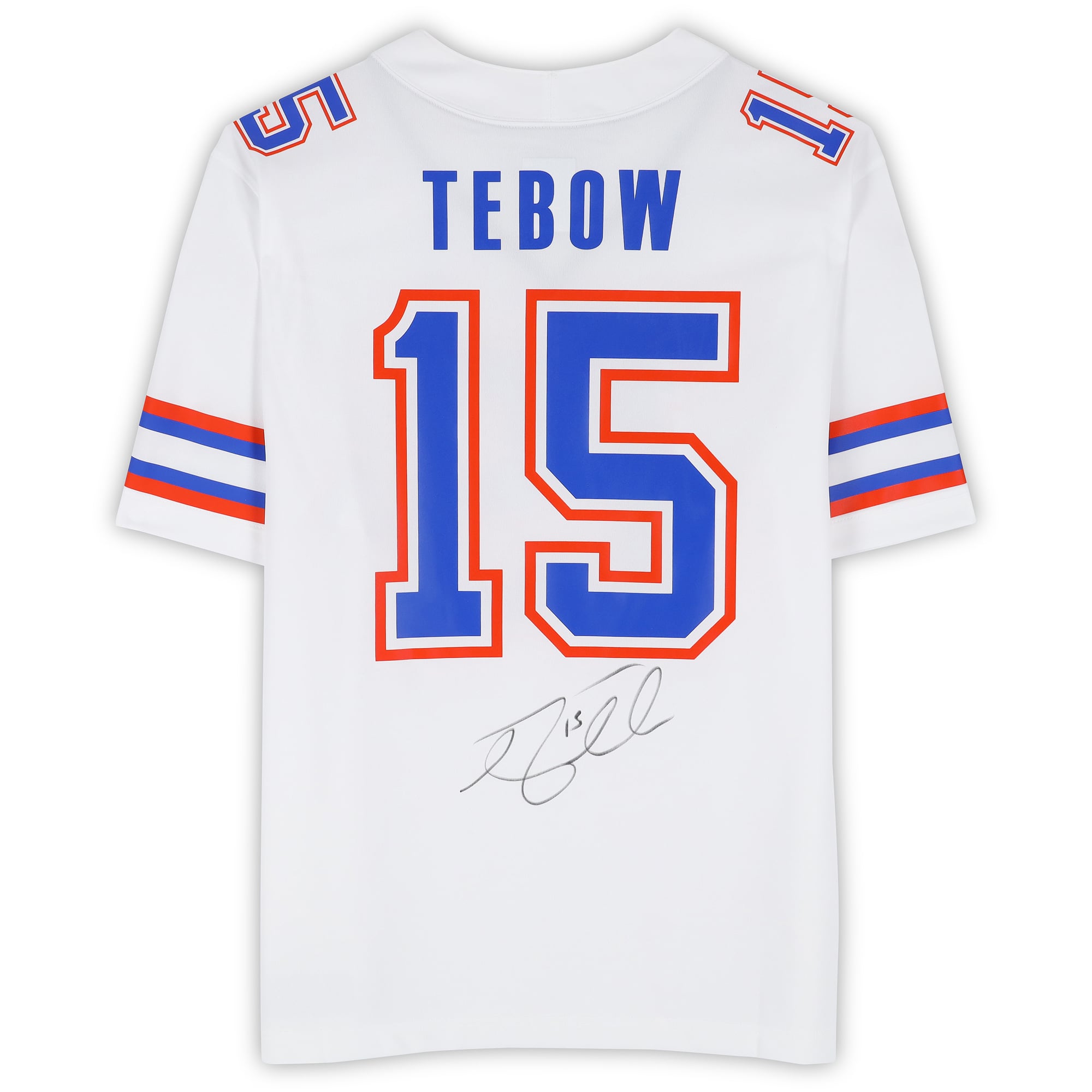 Maillot réplique blanc Jordan Brand autographié de Tim Tebow, Florida Gators