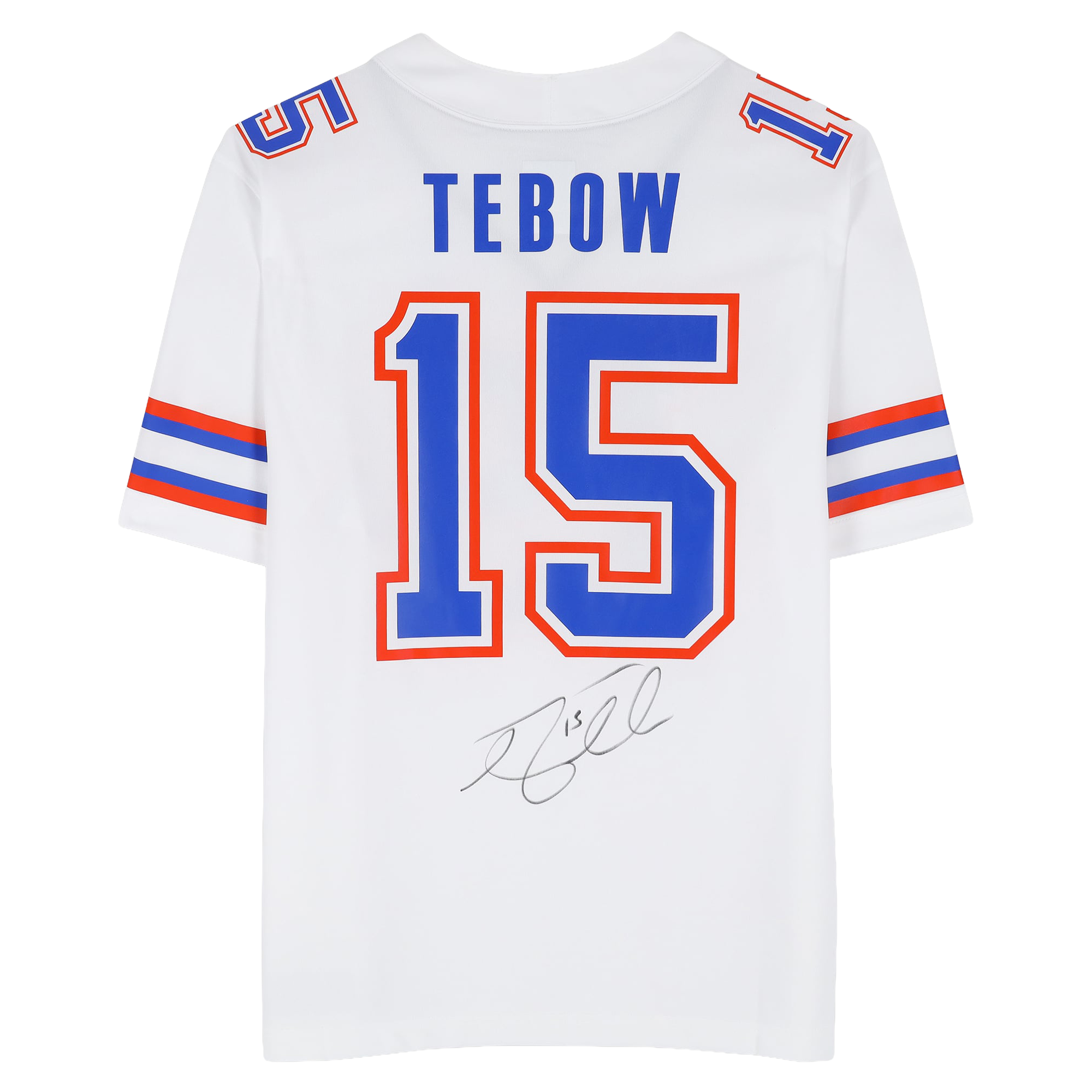 Maillot réplique blanc Jordan Brand autographié de Tim Tebow, Florida Gators