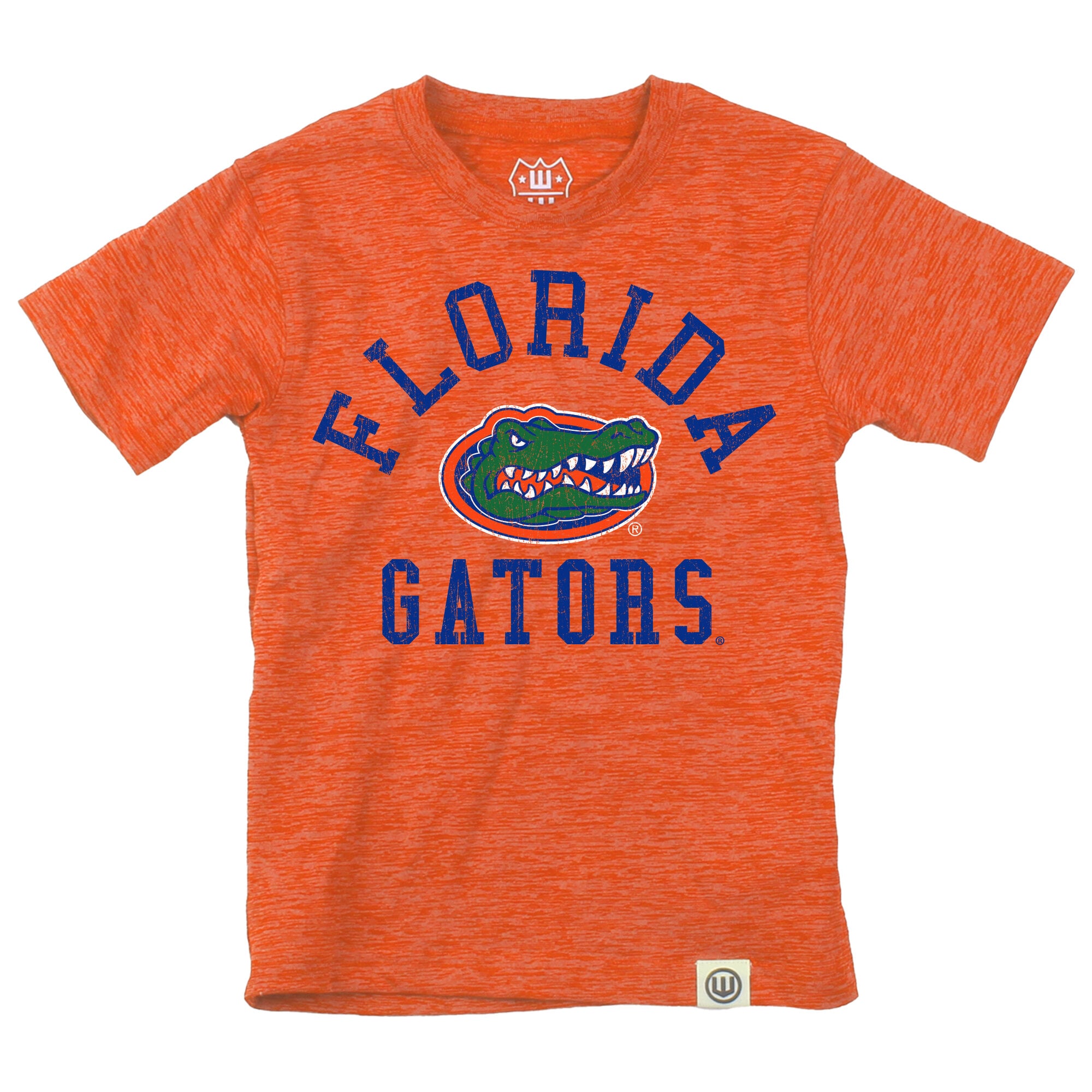 Ensemble t-shirt et short Wes & Willy orange Florida Gators pour tout-petits, en laine nuageuse
