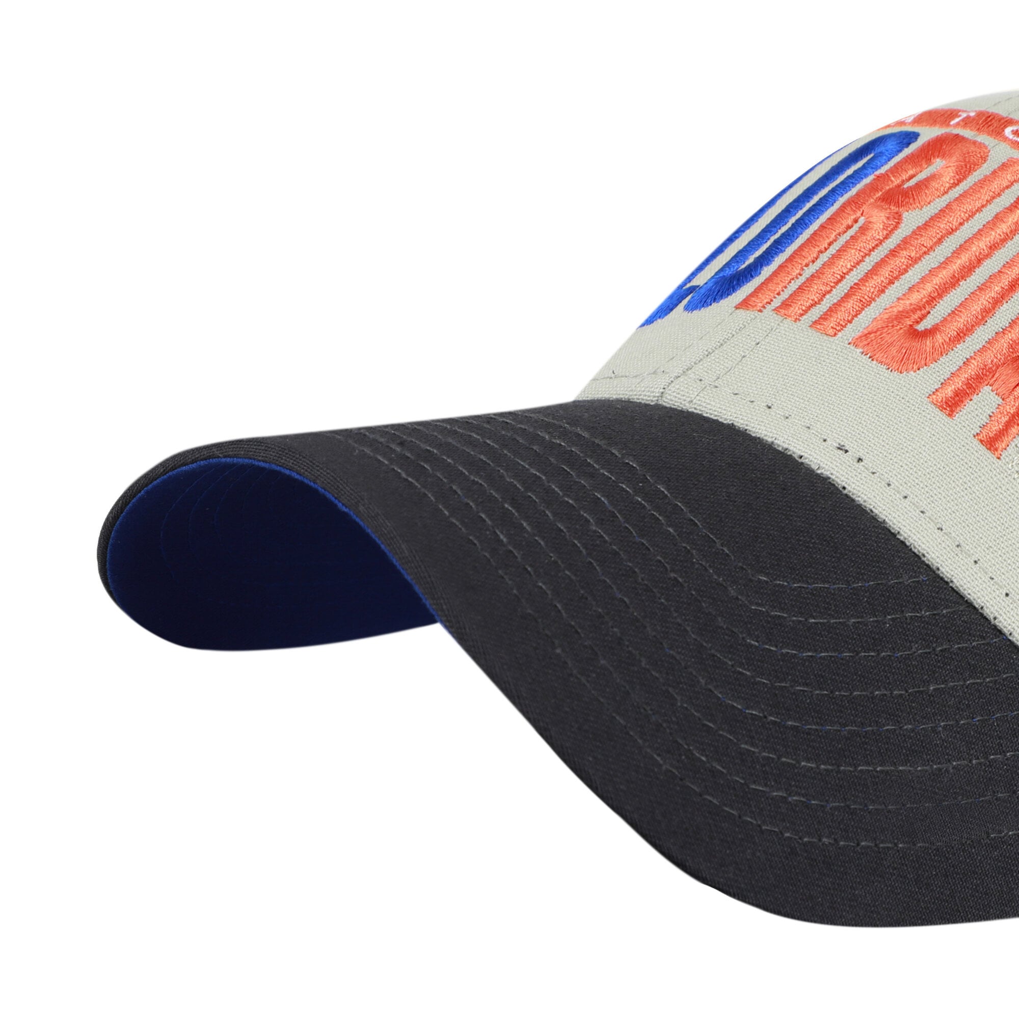 Casquette unisexe ajustable '47 grise/noire Florida Gators, inscription demi-bloc MVP