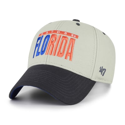 Florida Gators '47 Unisex Half Block Text MVP Adjustable Hat - Gray/Black