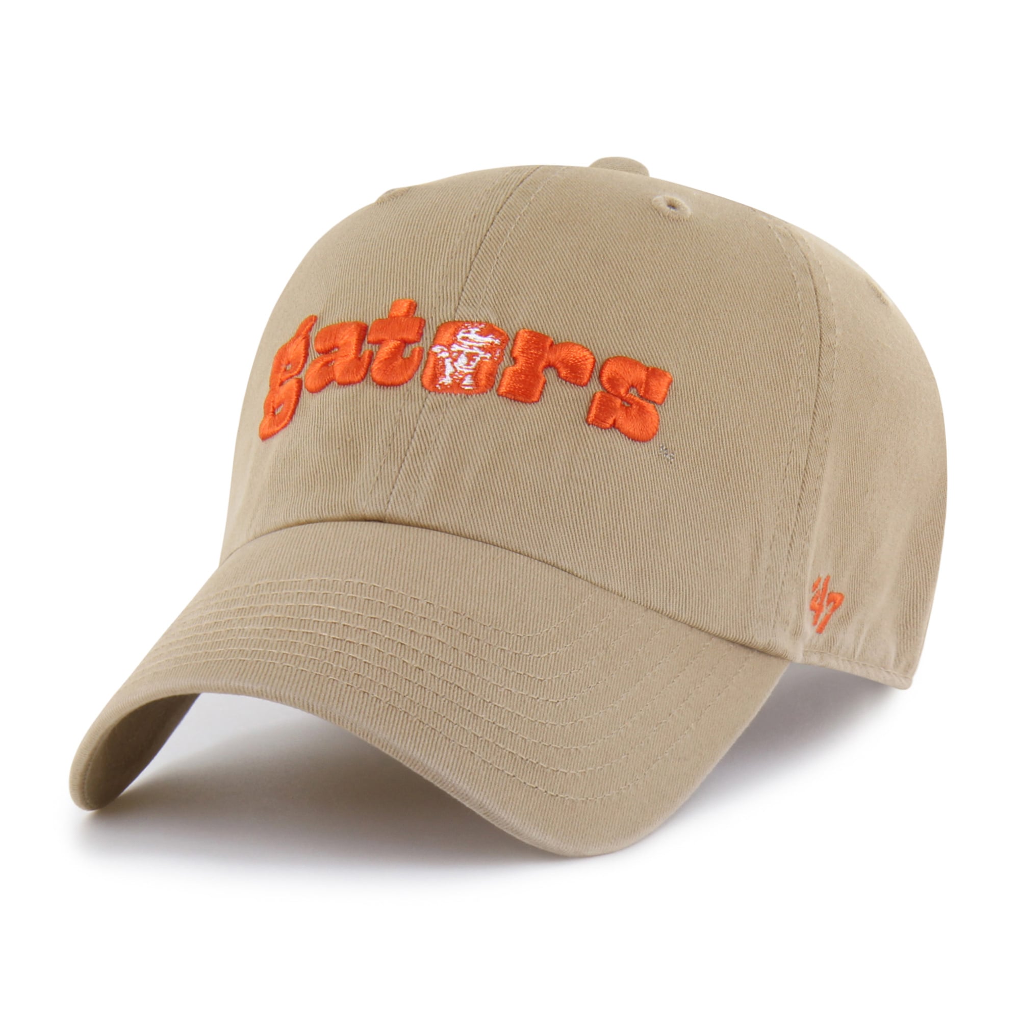 Casquette unisexe kaki '47 Florida Gators Mascot Clean Up, ajustable