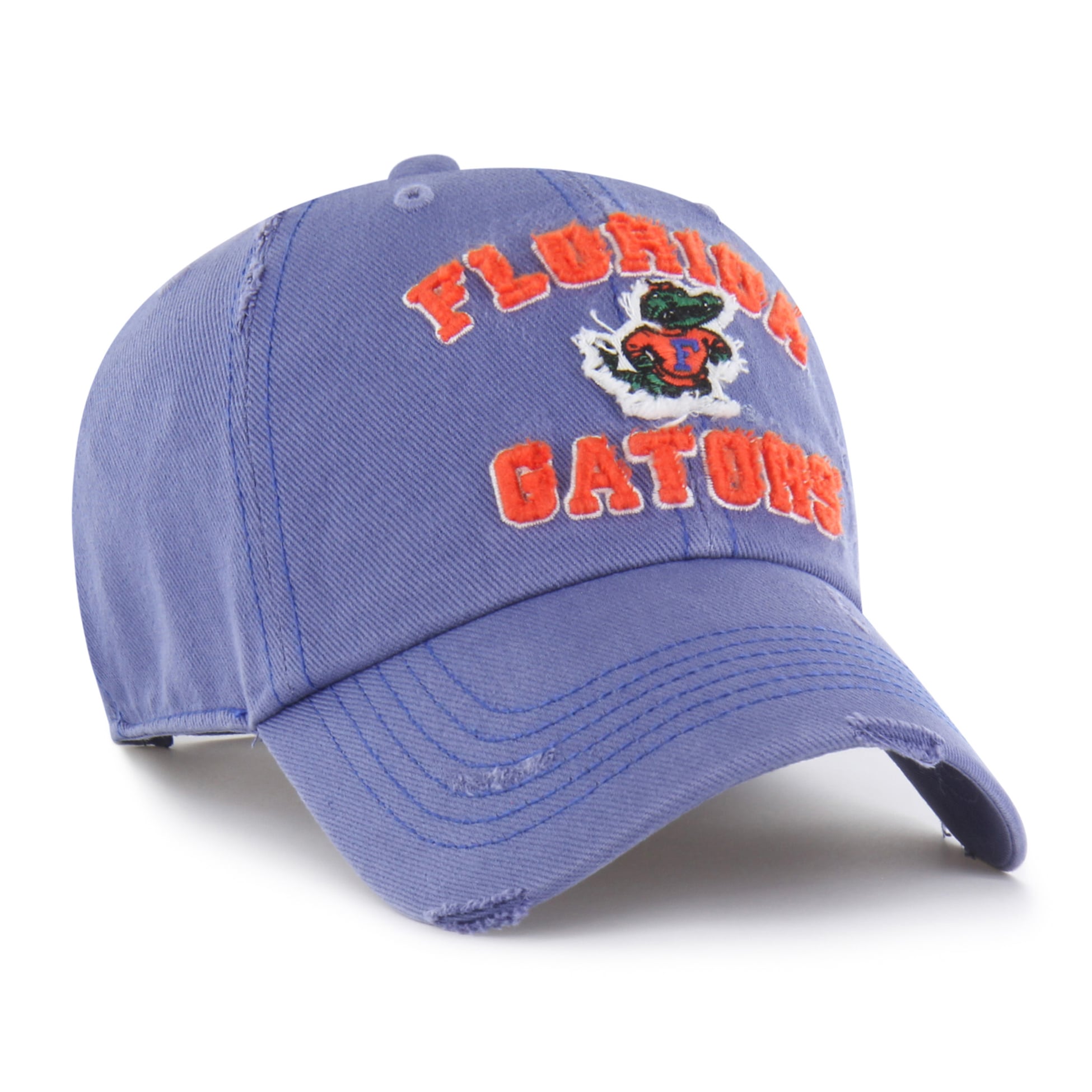 Casquette unisexe '47 Royal Florida Gators Well-Worn Seymore Clean Up ajustable