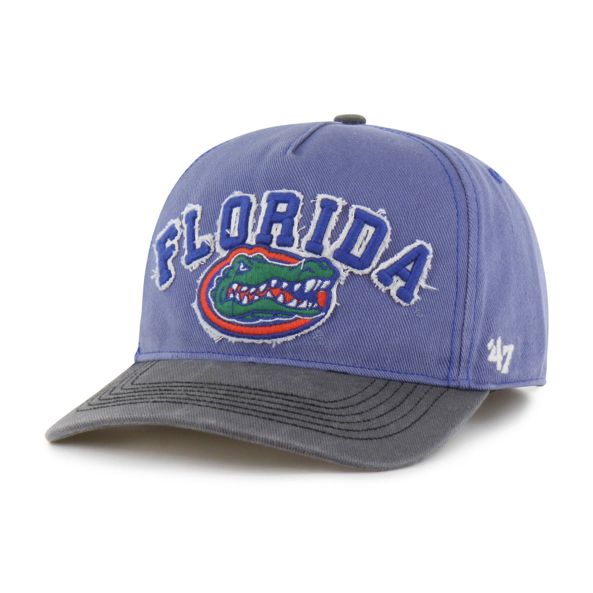 Chapeau unisexe '47 Royal/Noir Florida Gators bien usé Calderwood Hitch ajustable