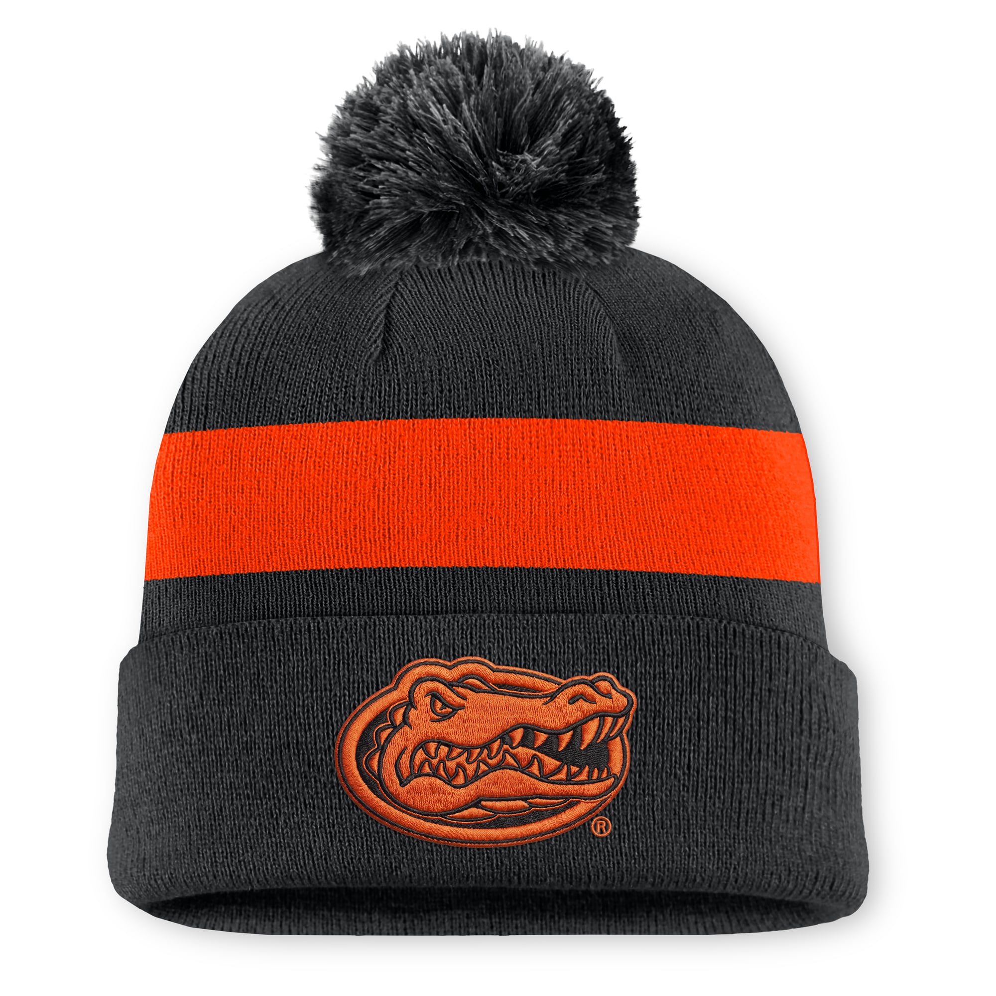 Bonnet unisexe Jordan Brand noir à rayures Primetime des Florida Gators avec pompon