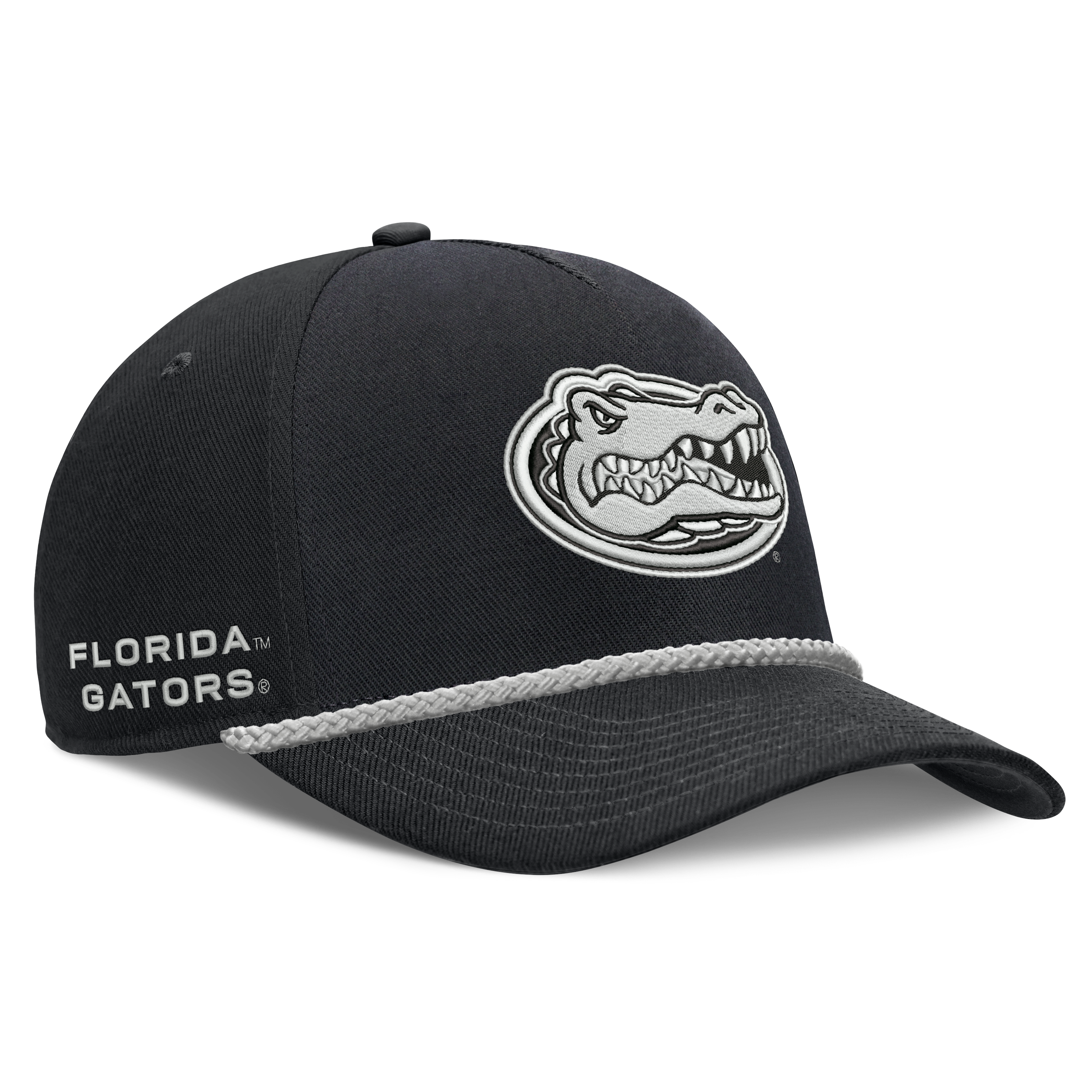 Casquette unisexe Jordan Brand blanche Florida Gators Rope Rise ajustable