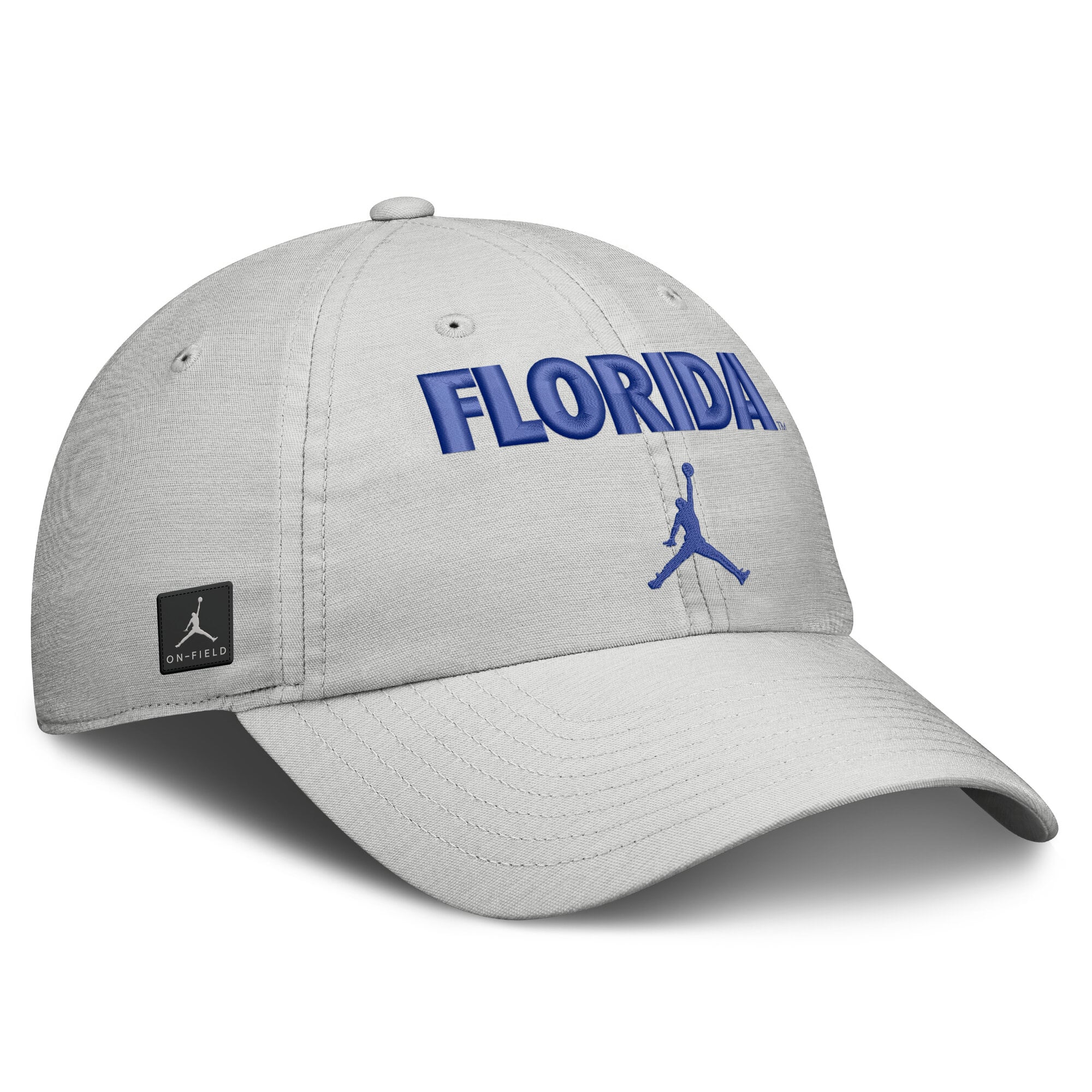 Casquette unisexe Jordan Brand grise Florida Gators 2026 On-Field Gameday Club, ajustable