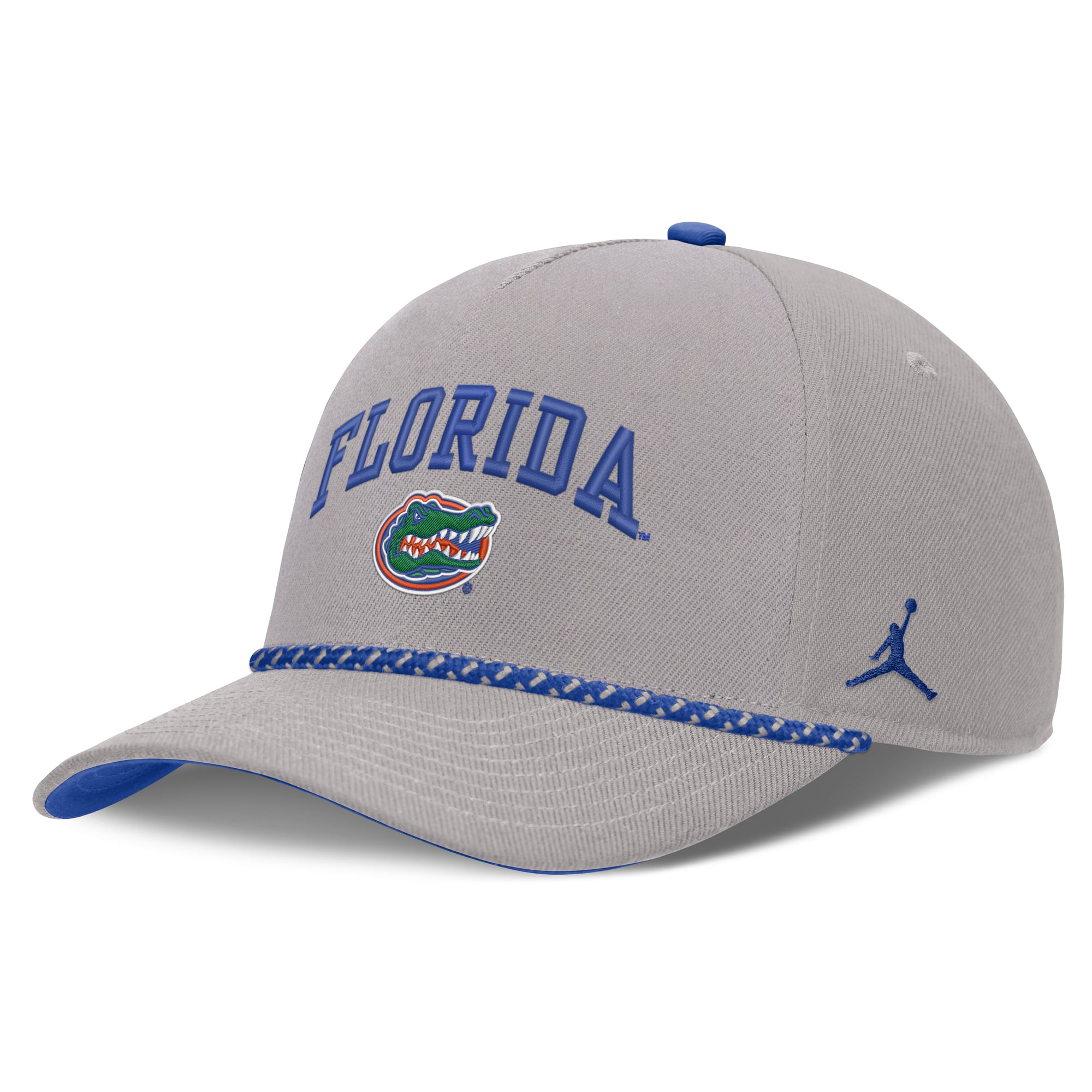 Casquette unisexe Jordan Brand grise Florida Gators Primetime Rise Rope