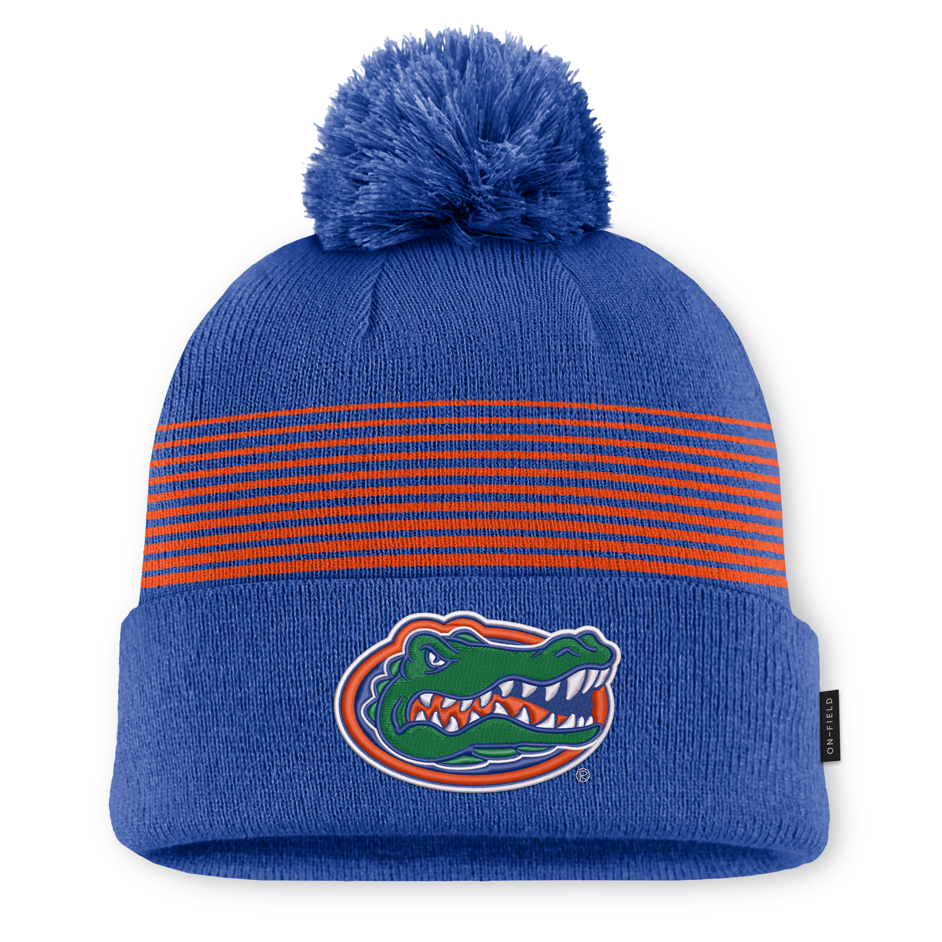 Unisex Jordan Brand Royal Florida Gators 2026 On-Field Cuffed Knit Hat with Pom