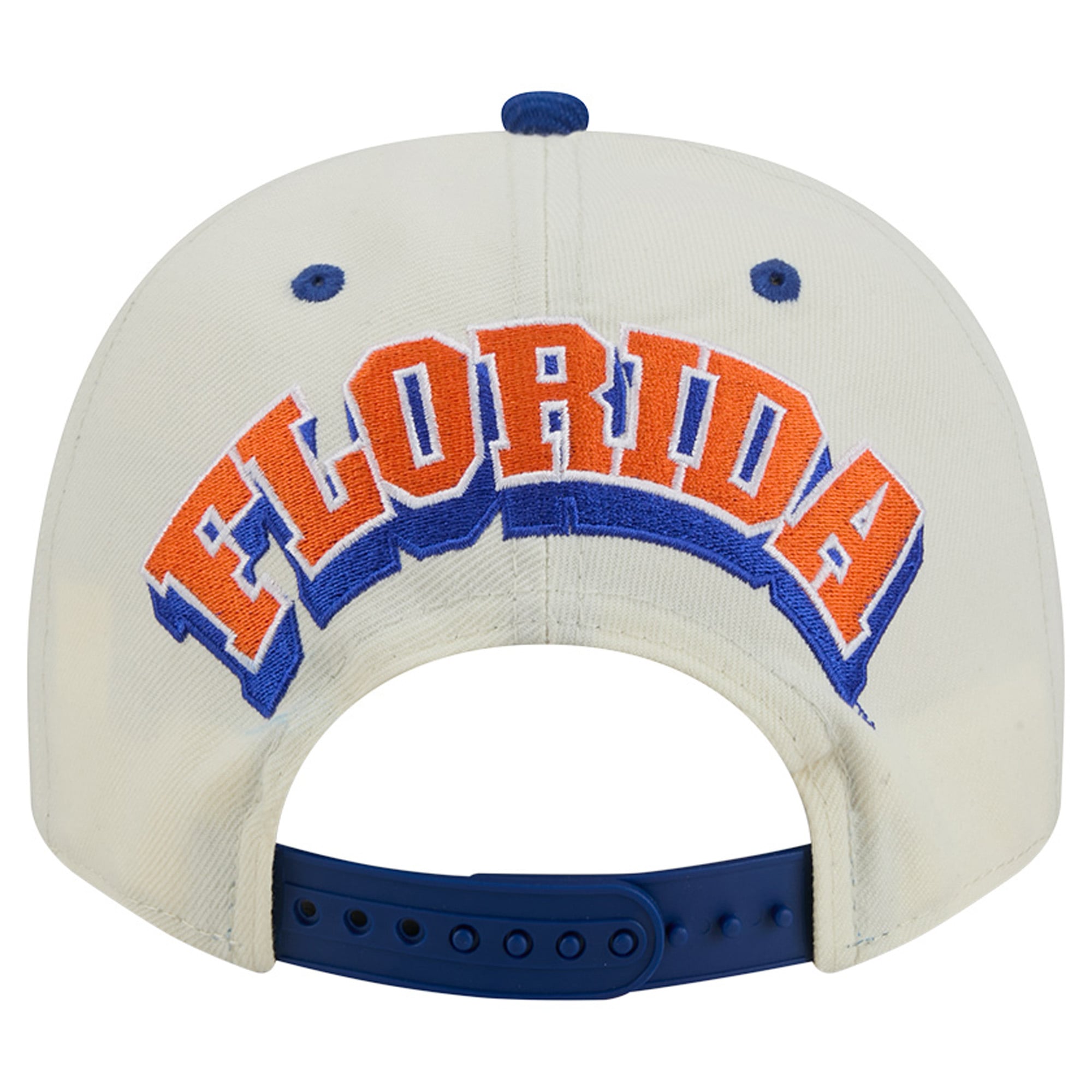 Unisex New Era White/Royal Florida Gators A-Frame 9FIFTY Snapback Hat