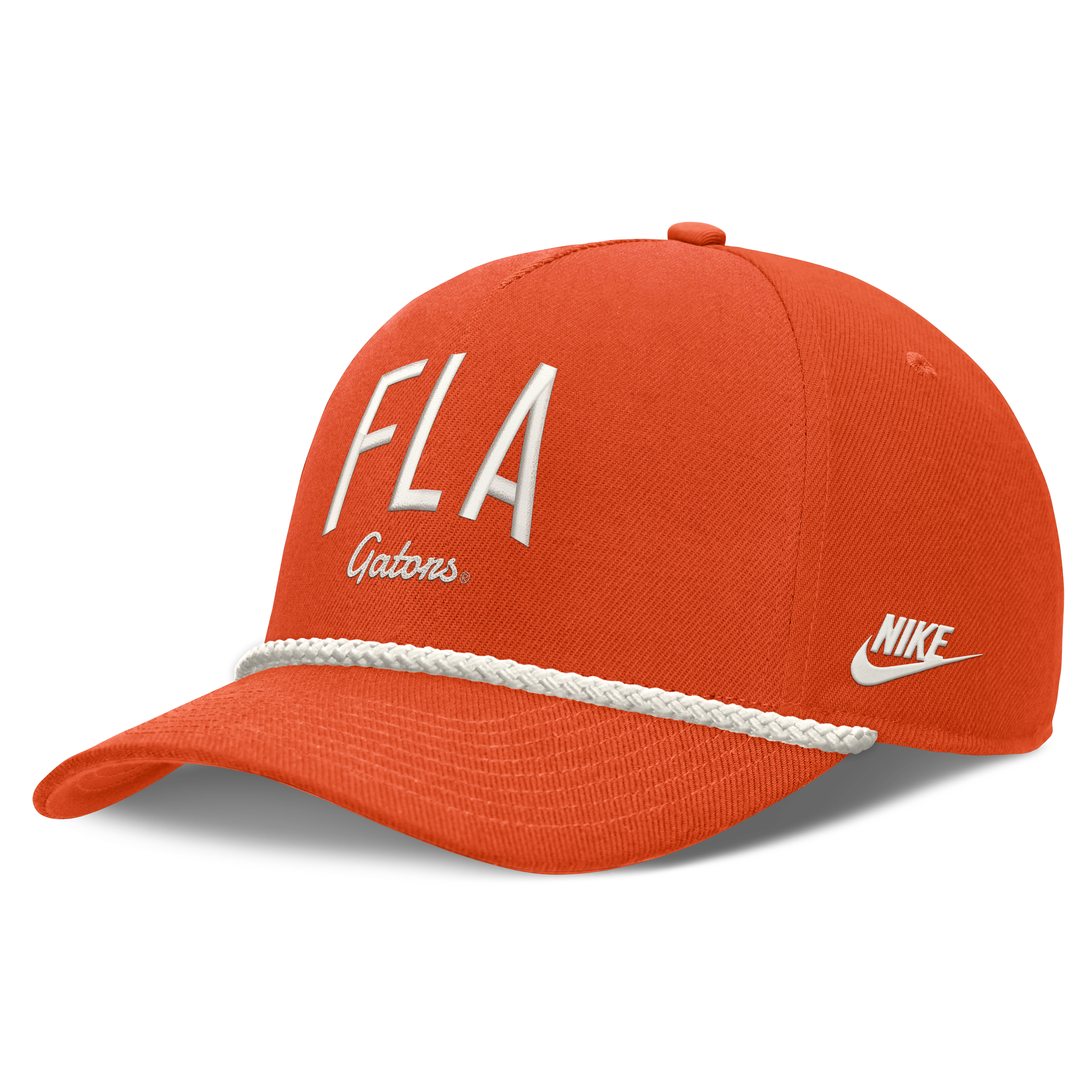 Casquette unisexe Nike orange Florida Gators à lettres et taille ajustable