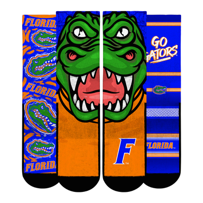  Florida Gators Rock Em Unisex Fan Favorite Three-Pack Crew Sock Set - Royal