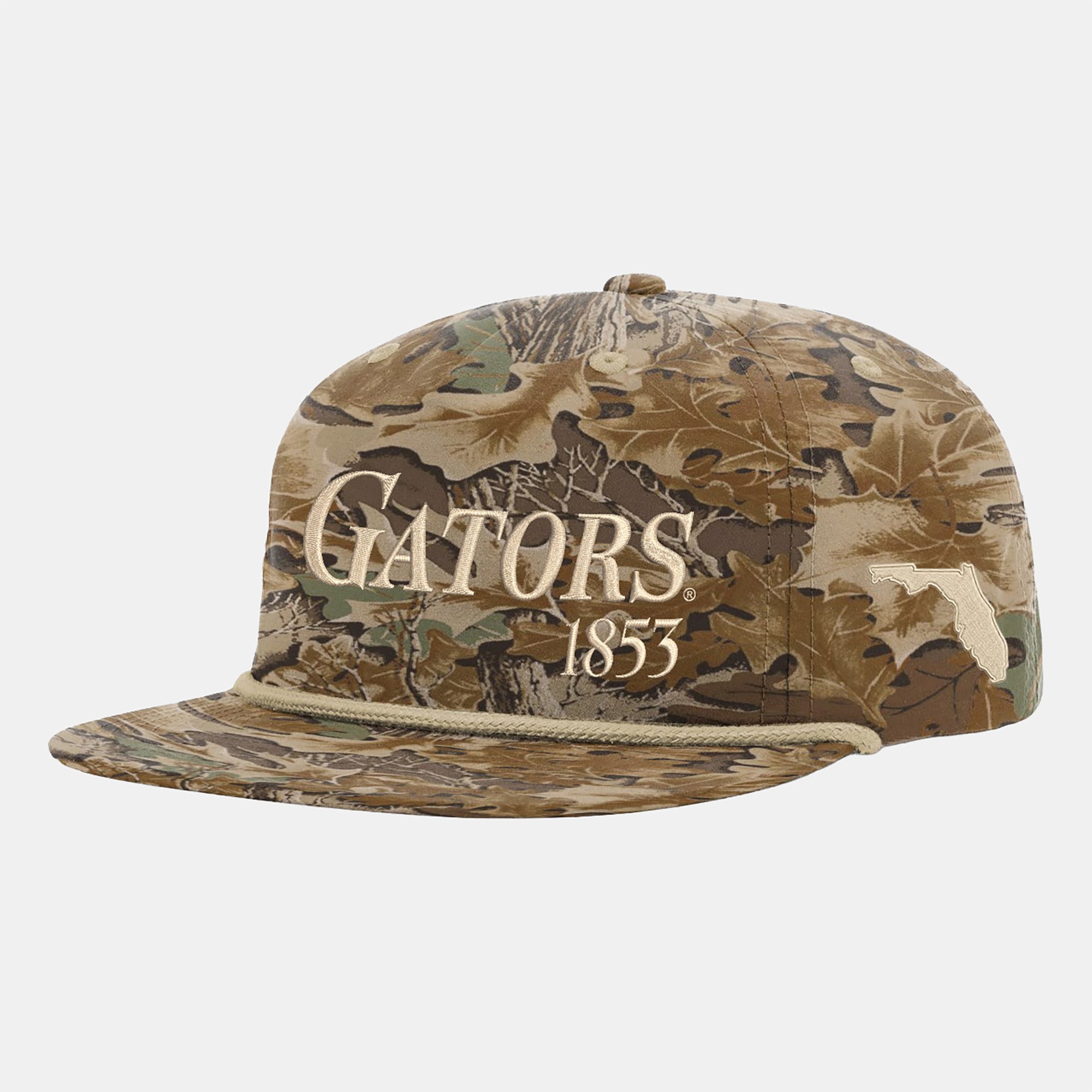 Casquette unisexe Uscape Apparel Camo Florida Gators, modèle traditionnel de golfeur ajustable